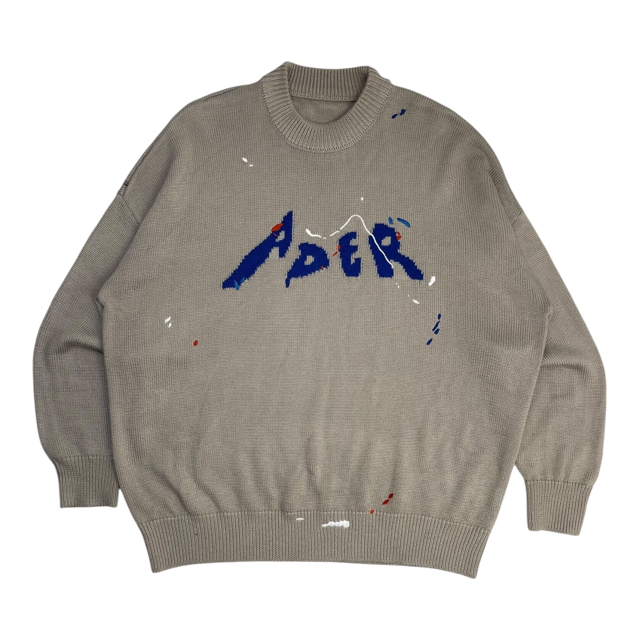 Ader Error Knit Splatter Sweater