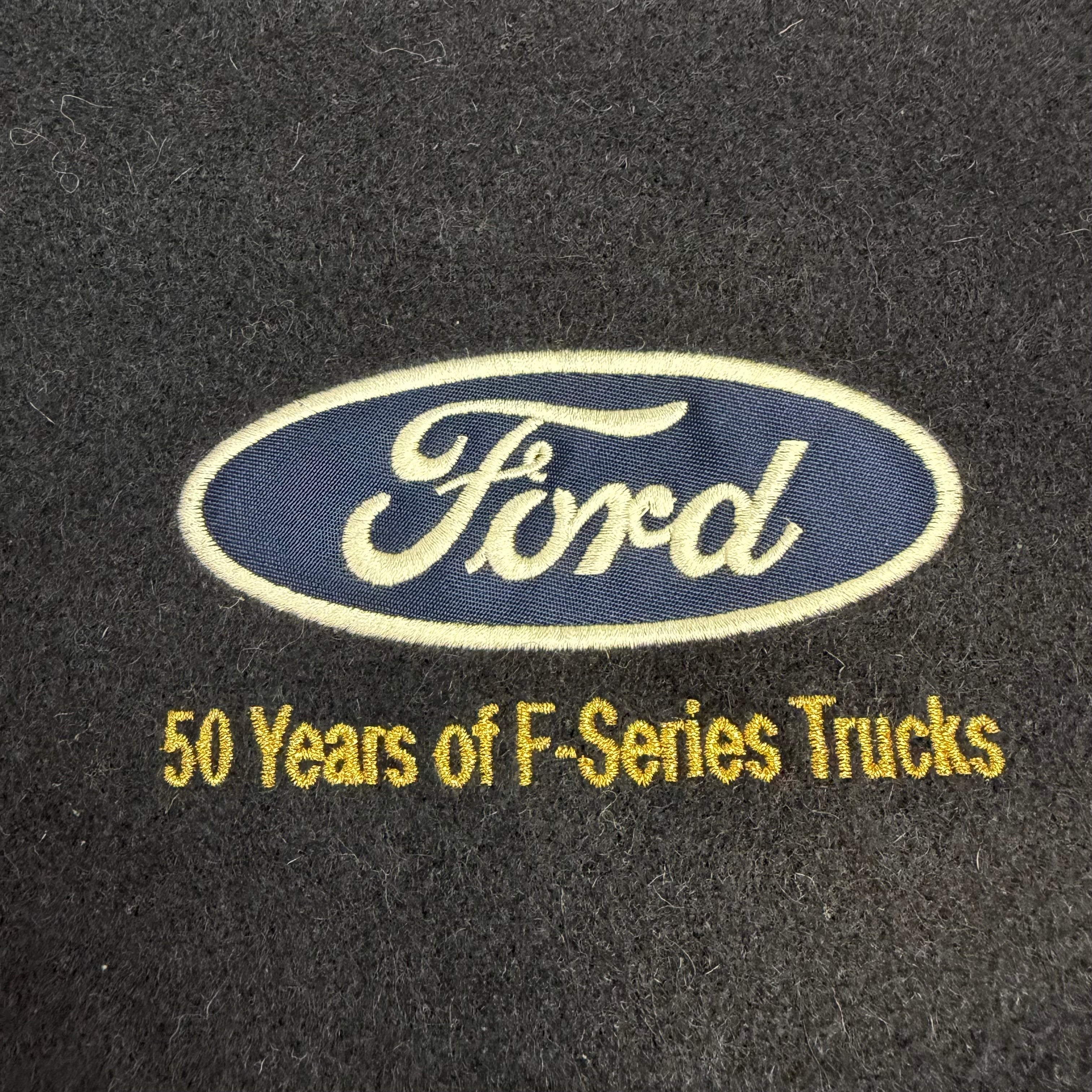 Vintage Ford “50 Years Of F-Series Trucks” Varsity Jacket Black
