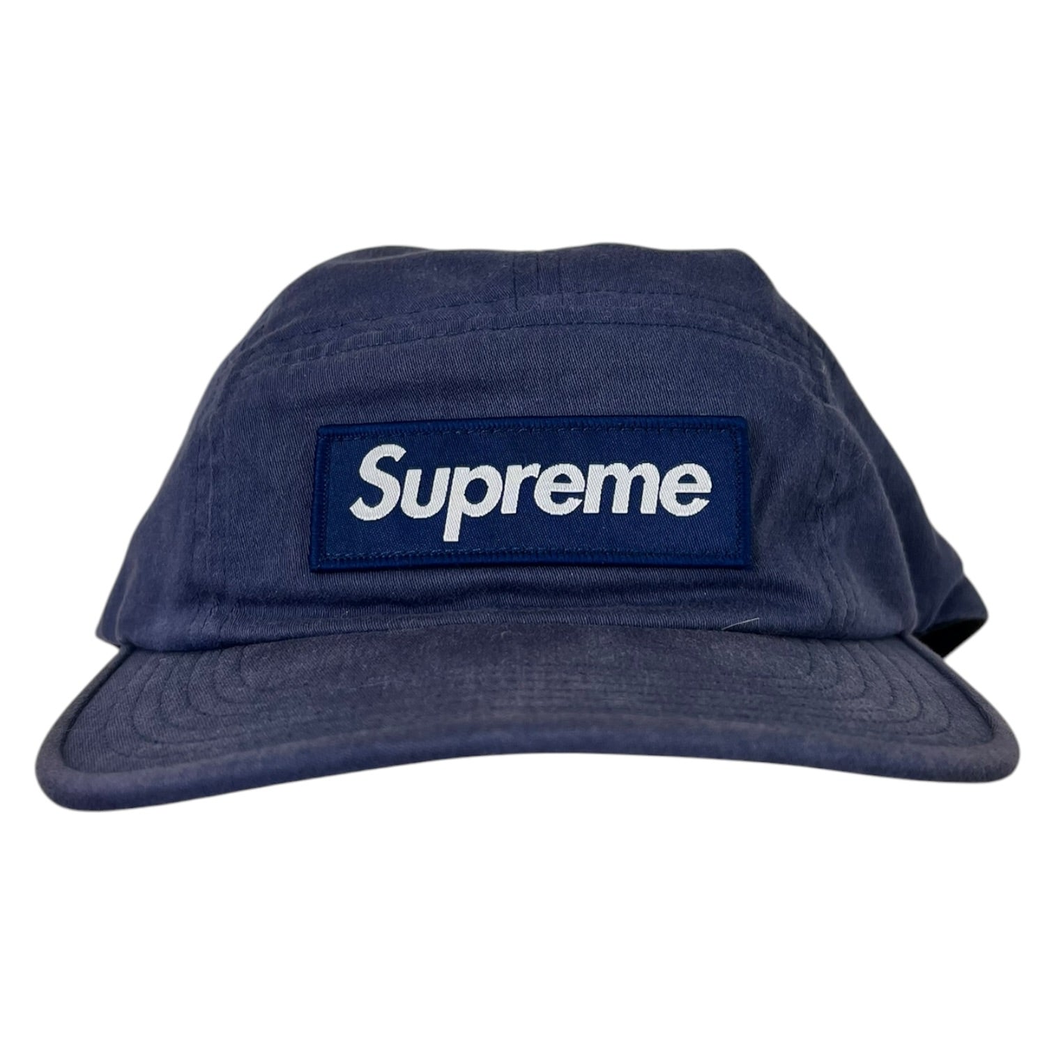 Supreme Washed Chino Twill Camp Cap Navy