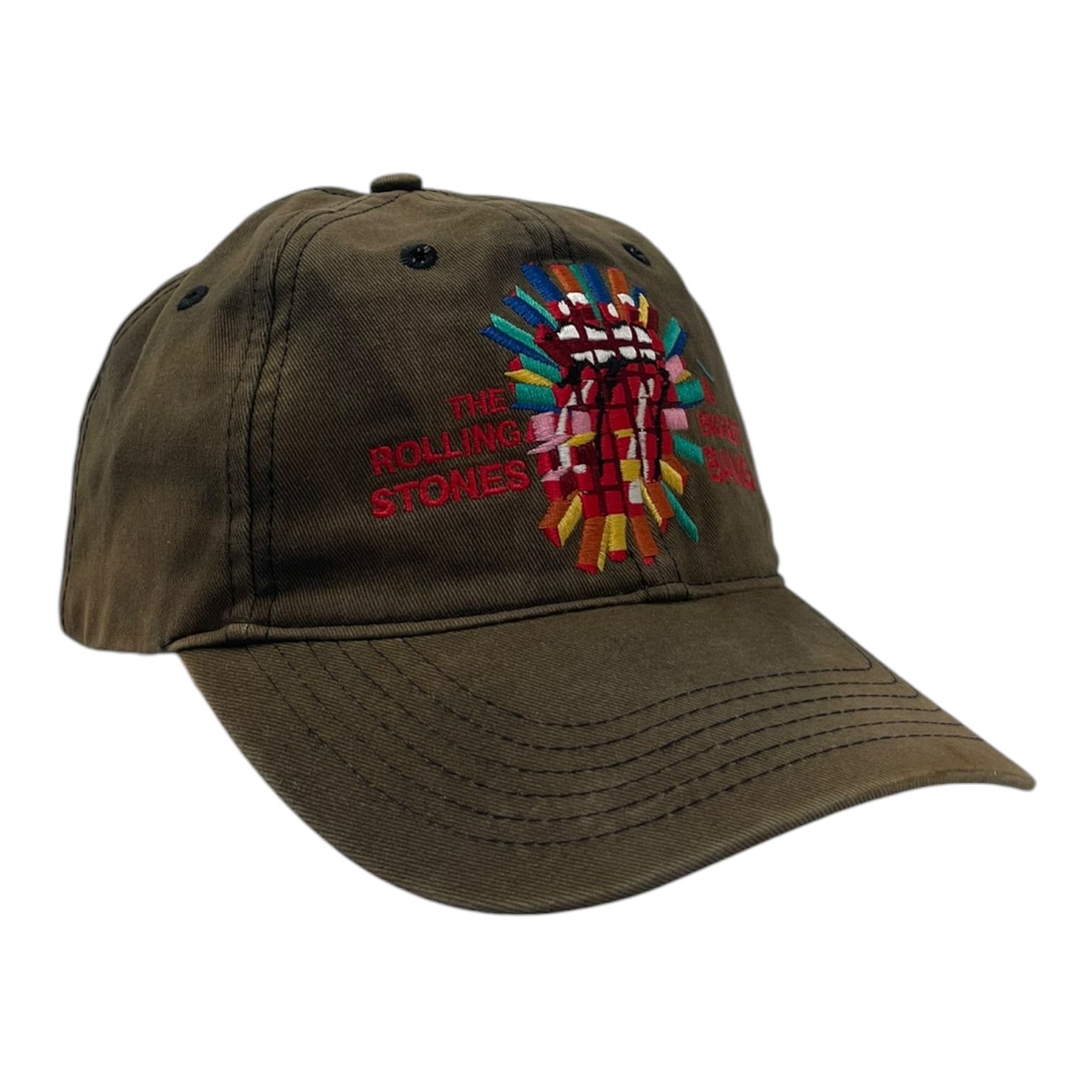 Vintage Rolling Stones ‘A Bigger Bang’ Strap Back Hat Brown