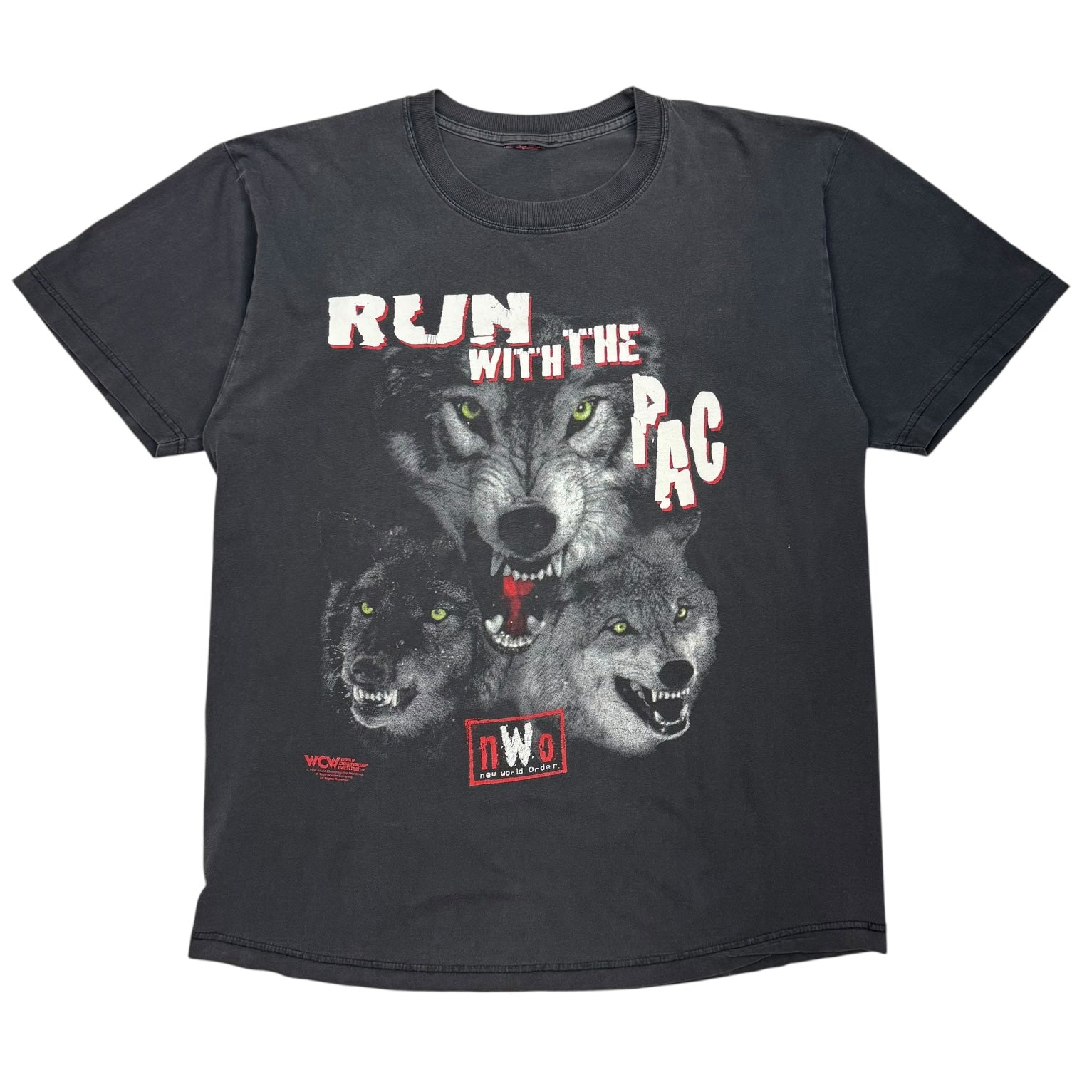 Vintage NWO Run With The Pac Tee Black