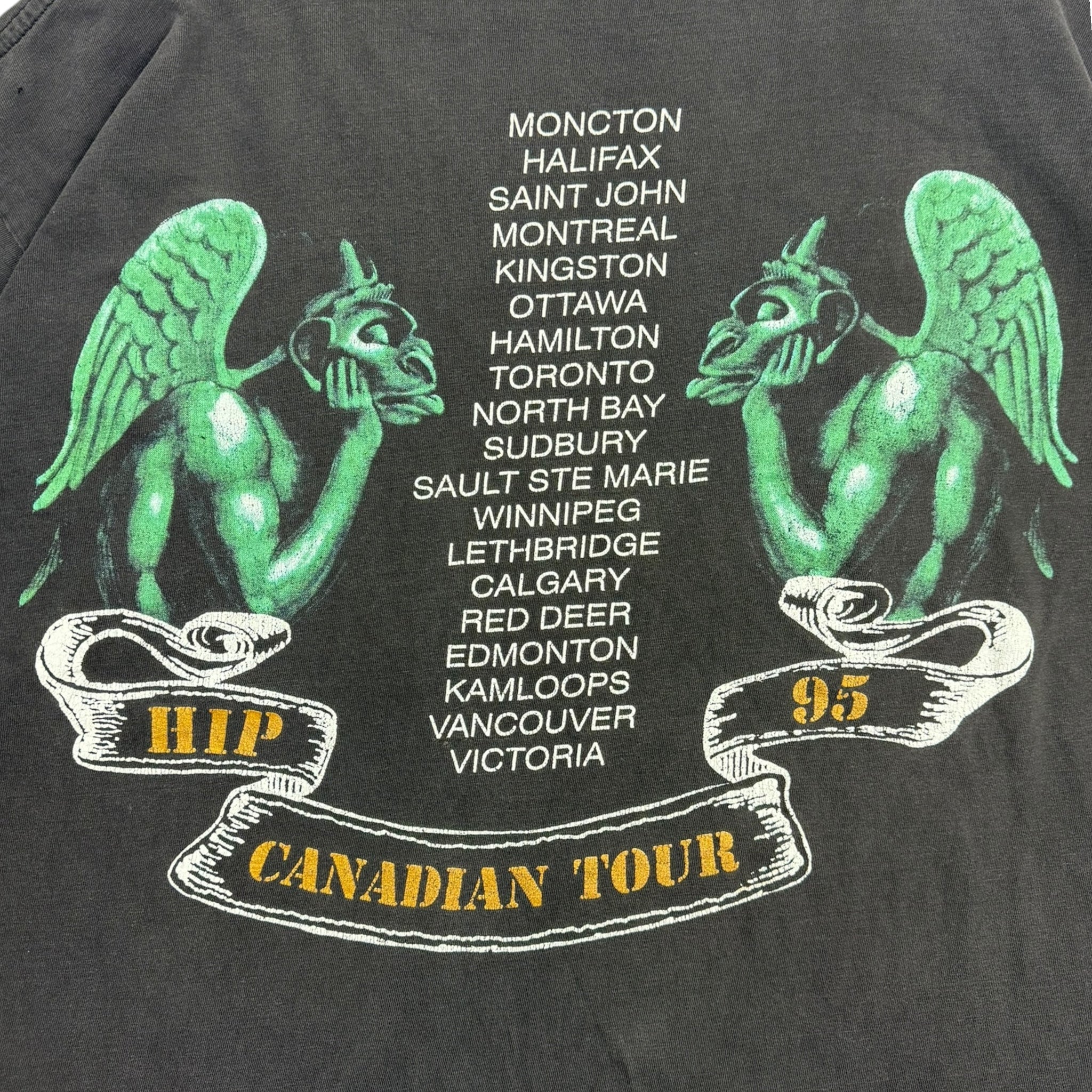 1994 The Tragically Hip Canadian Tour T-Shirt