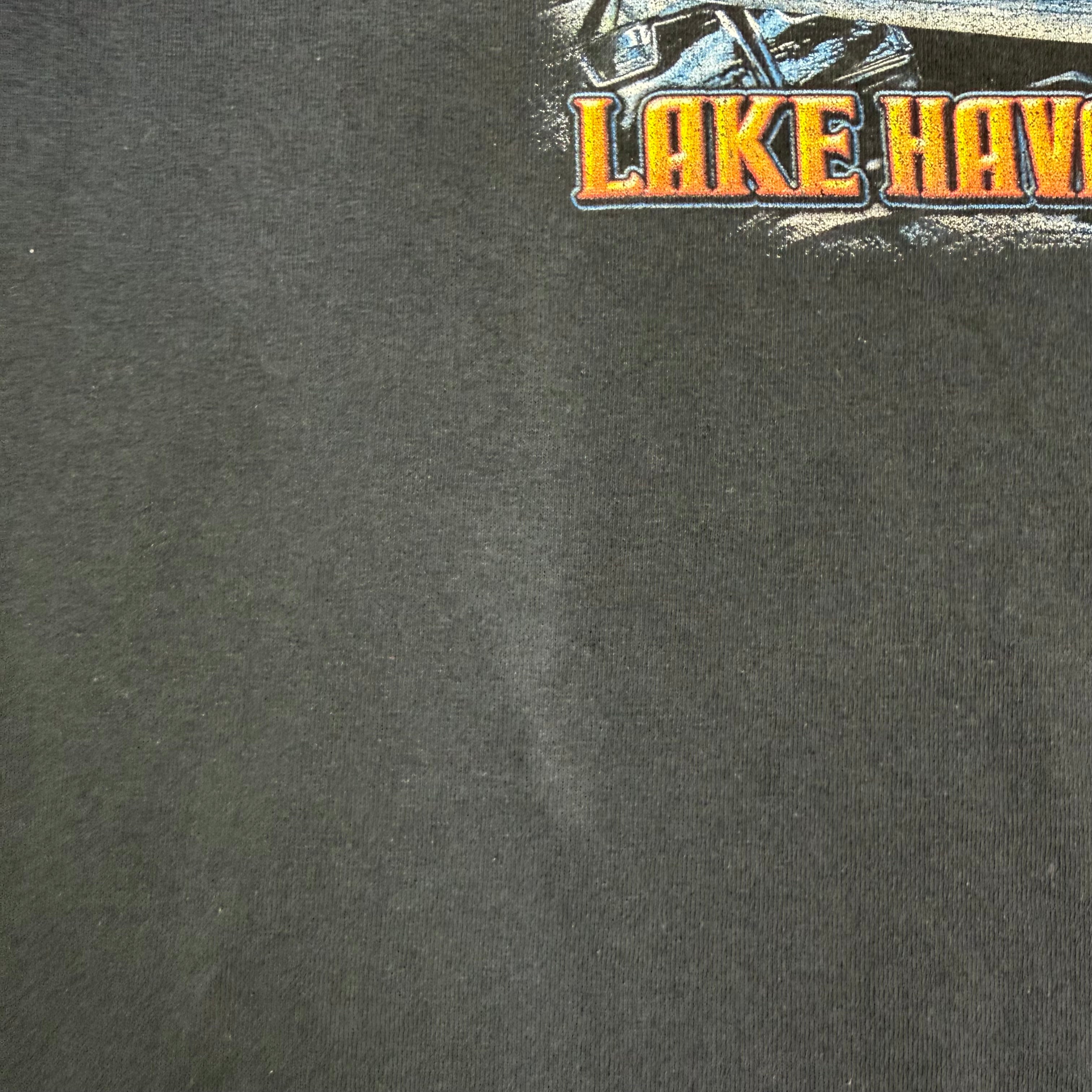 Harley Davidson Lake Havasu Arizona London Bridge Pocket Tee Black