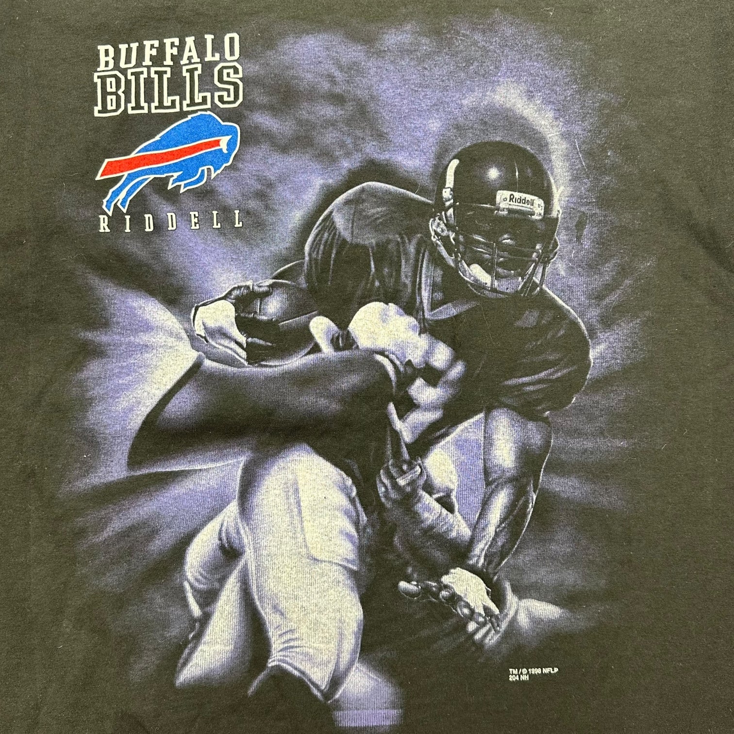 1998 Vintage Buffalo Bills Riddell Tee Black