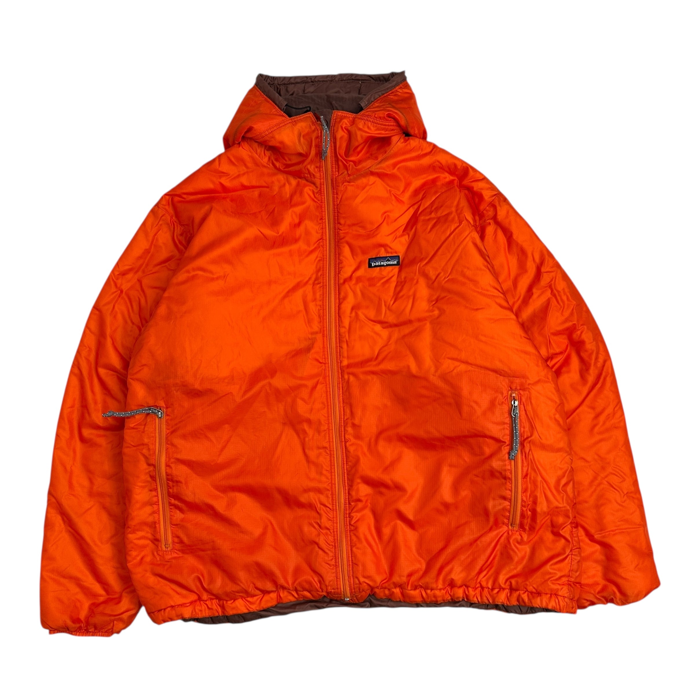 2002 Patagonia Puff Ball Puffer Jacket Hot Lava