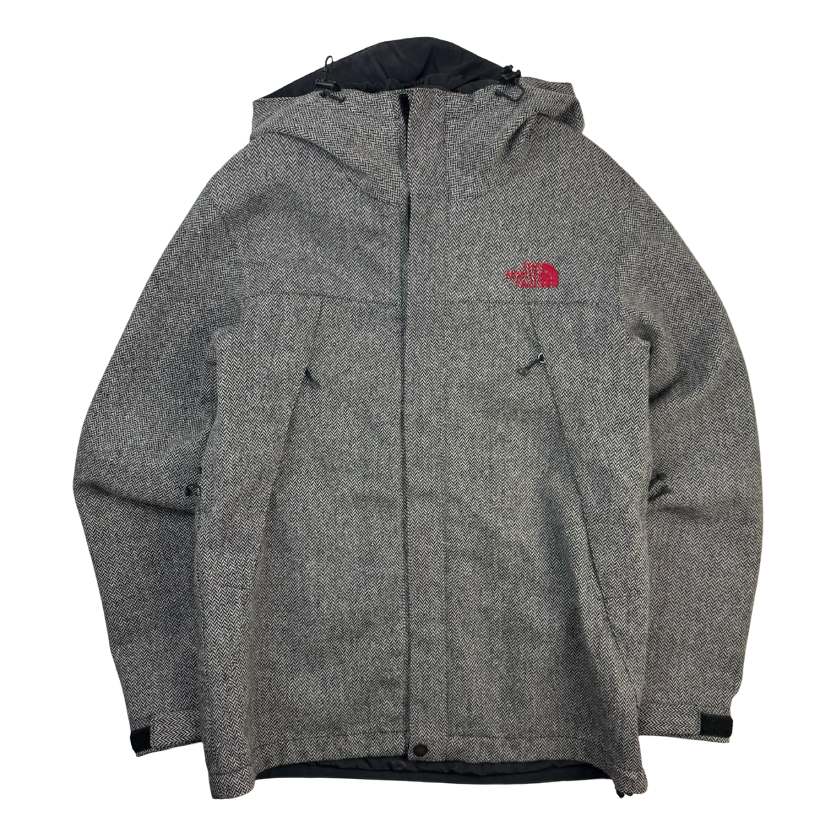 (W) The North Face Purple Label Herringbone Tweed Zip Jacket