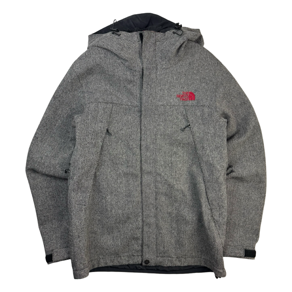 (W) The North Face Purple Label Herringbone Tweed Zip Jacket