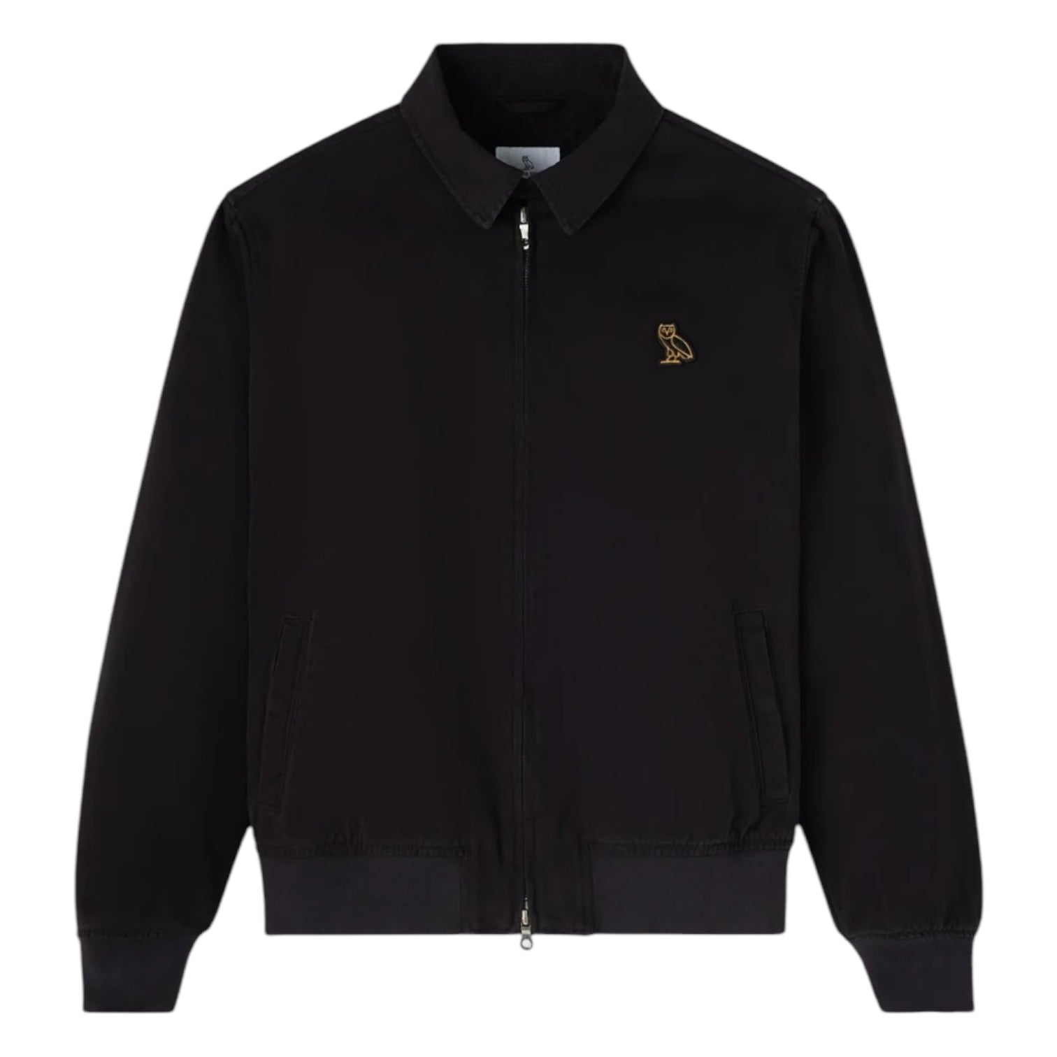 OVO Garment Dyed Herrington Jacket Black