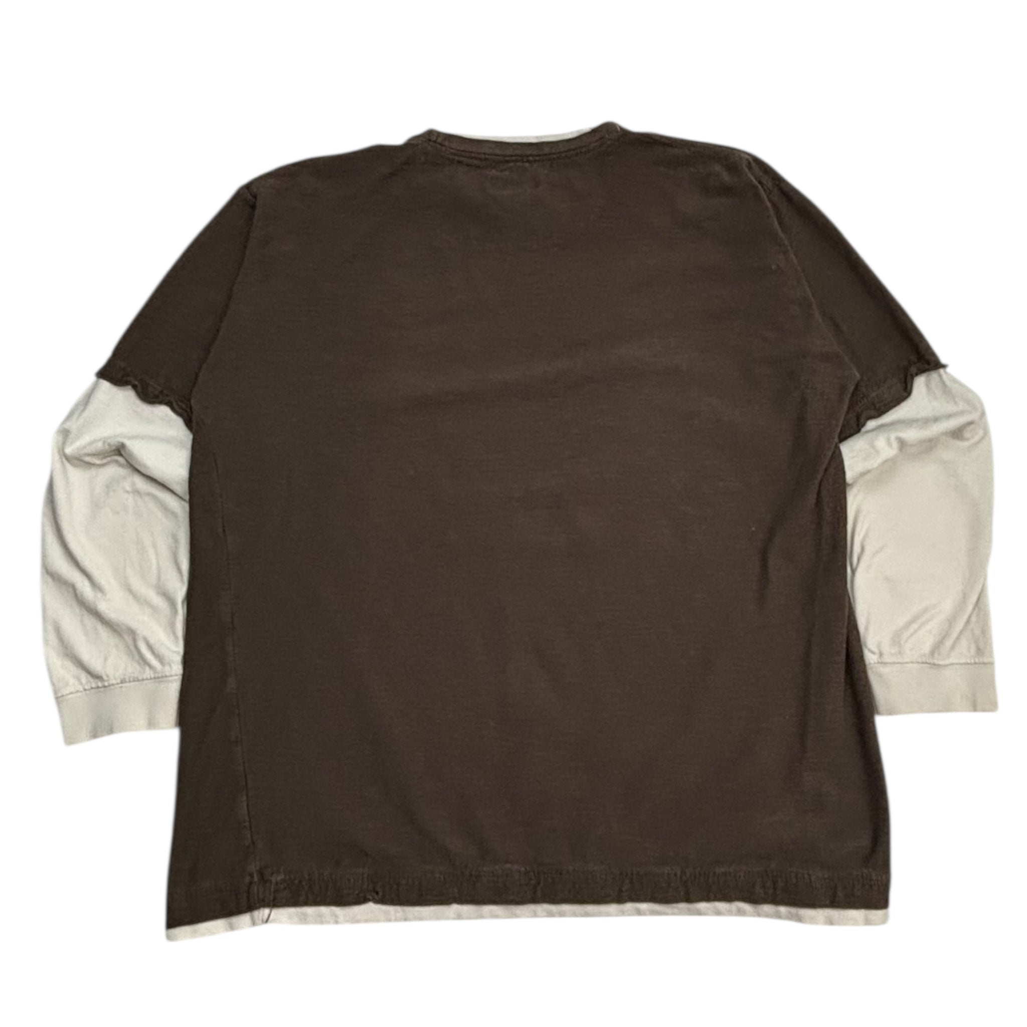 Vintage Y2K Dickies Crest Logo Layered Longsleeve Shirt