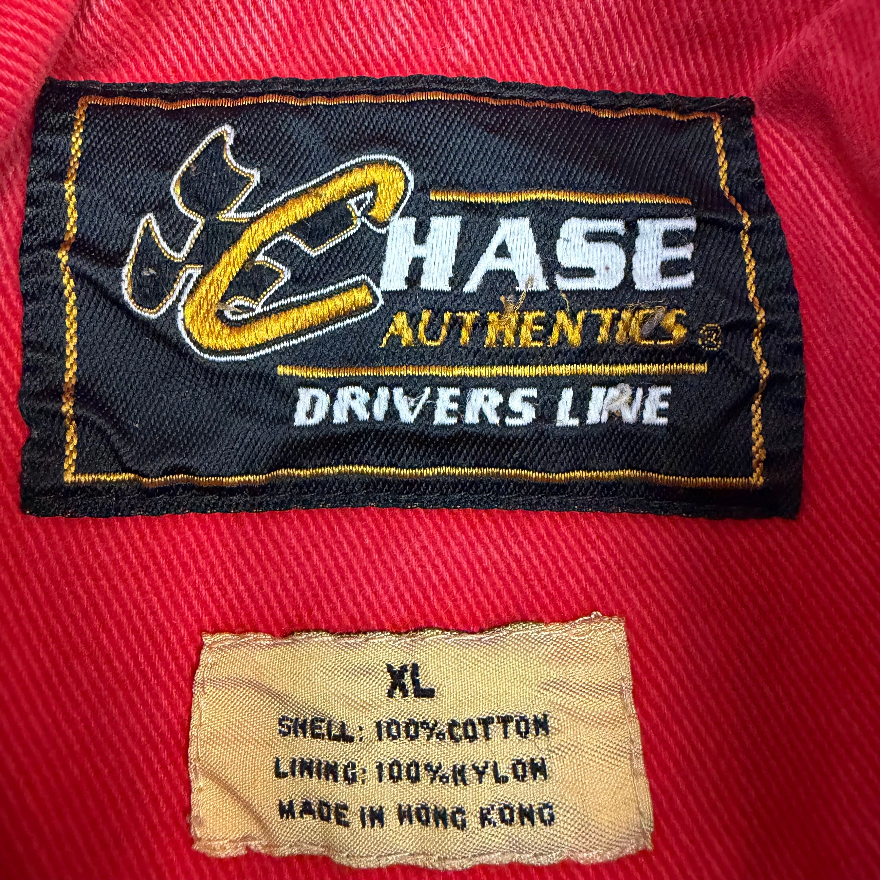 Vintage Chase Authentics Drivers Line Dale Earnhardt Jr Bud King Of Beers Racing Jacket Red