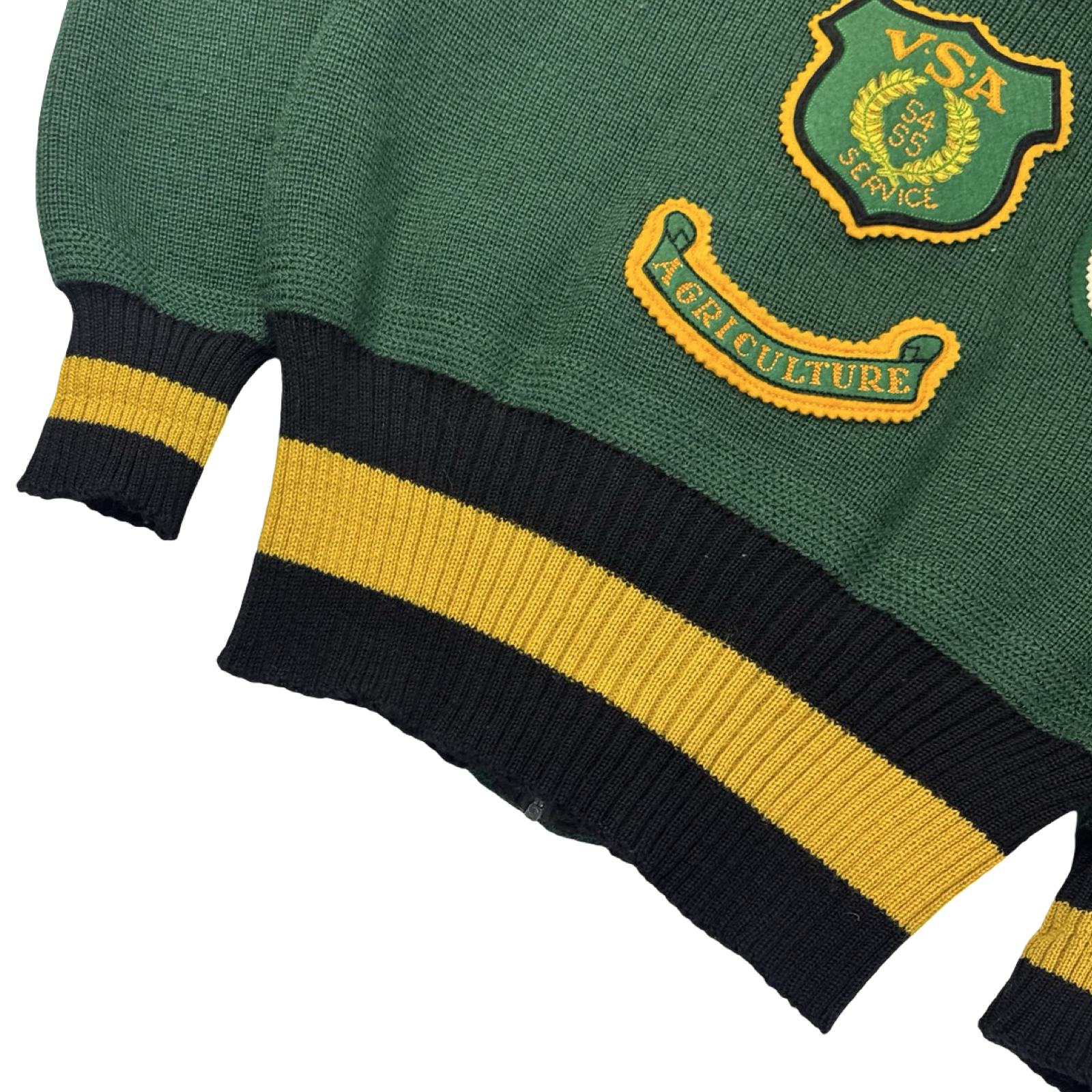 True Vintage Cloverdale Knitting Mills Zip Caridgan