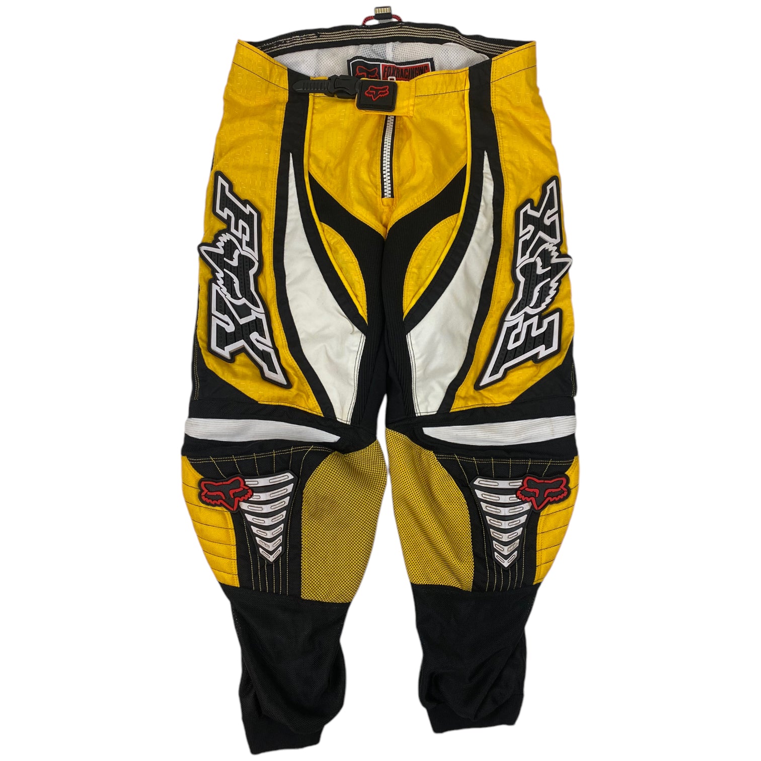 Vintage Fox Racing Motocross Pants Yellow