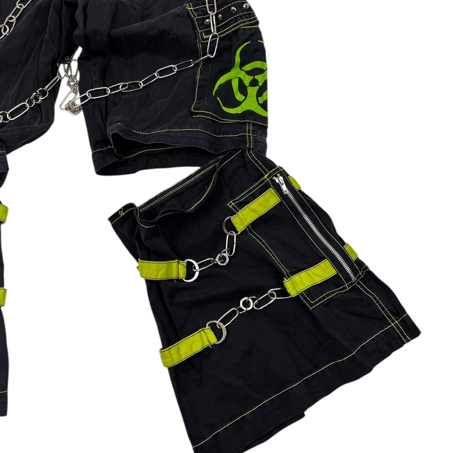 Vintage Y2K Tripp NYC Goth Rave Biohazard Baggy Pant