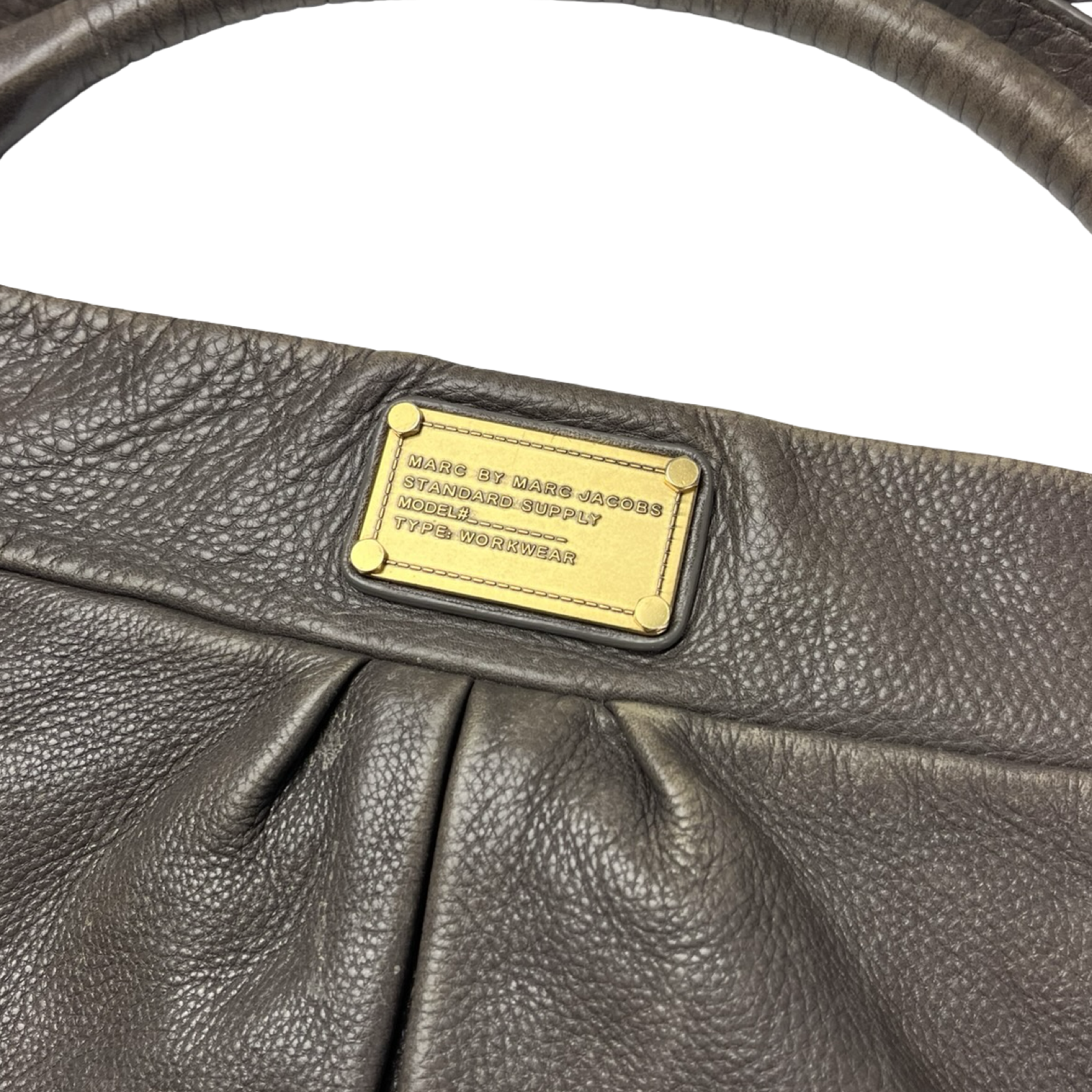 (W) Marc by Marc Jacobs Classic Q Hillier Hobo Bag Taupe