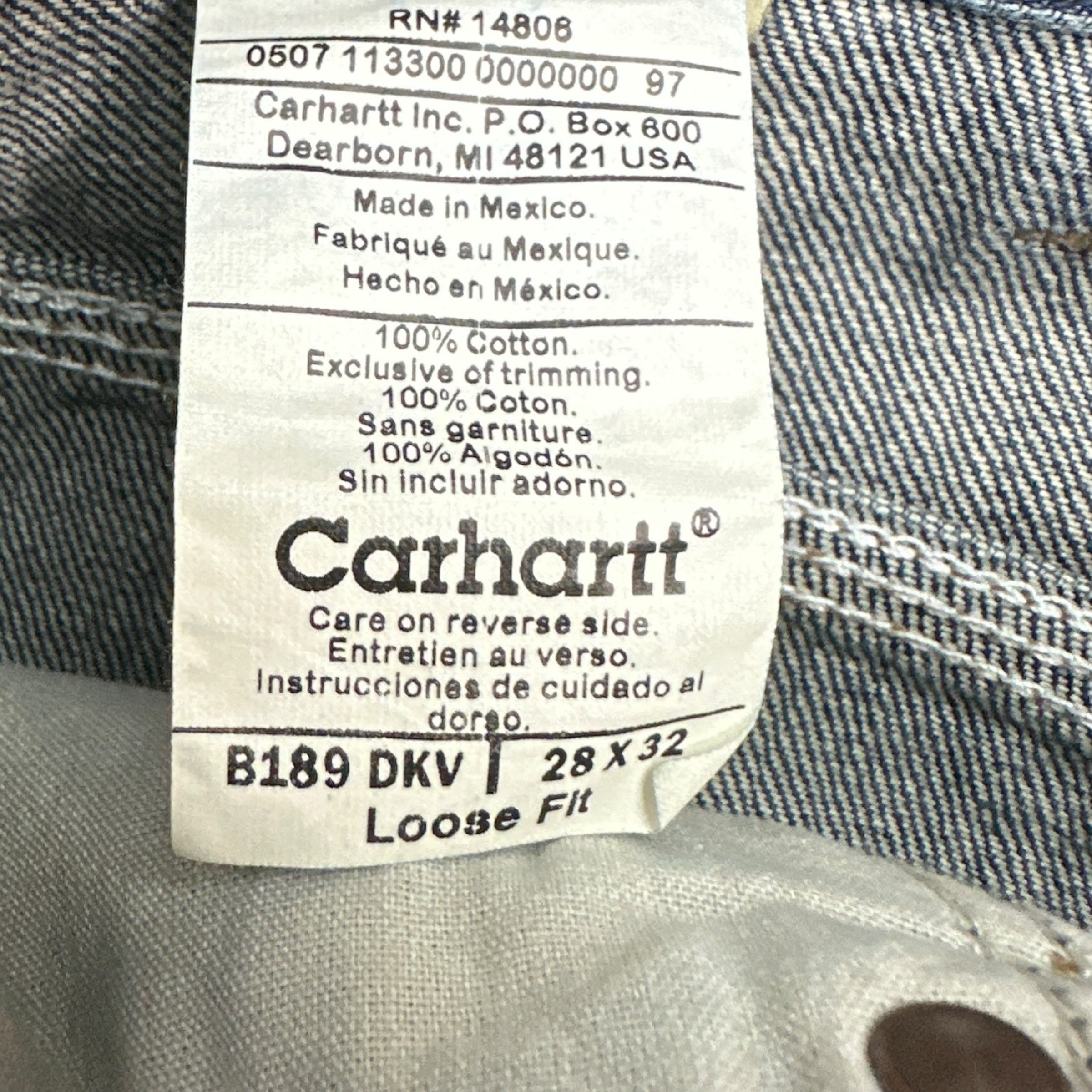 Vintage Women’s Carhartt Denim Cargos