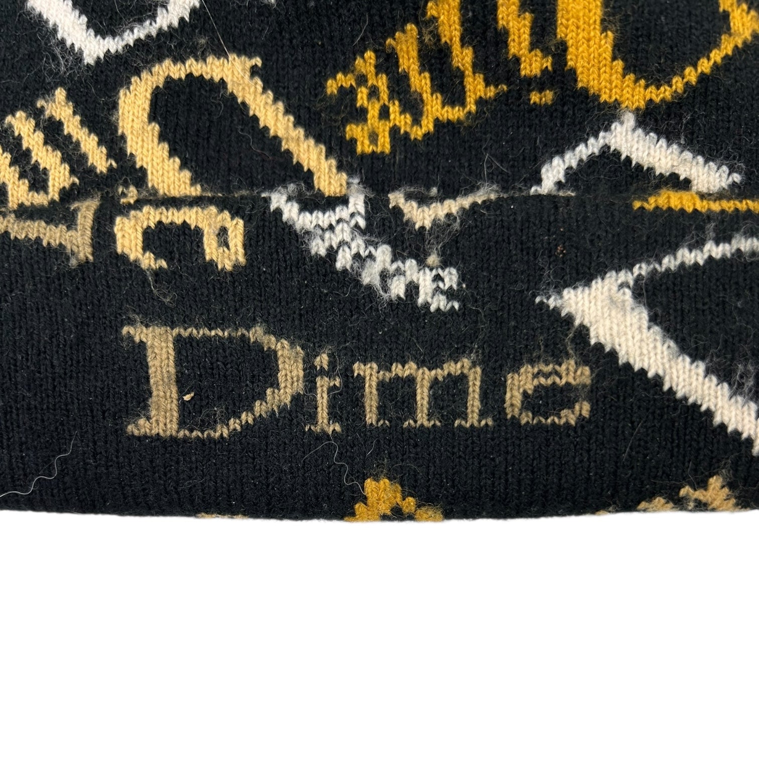 Dime Haha Beanie Black/Gold