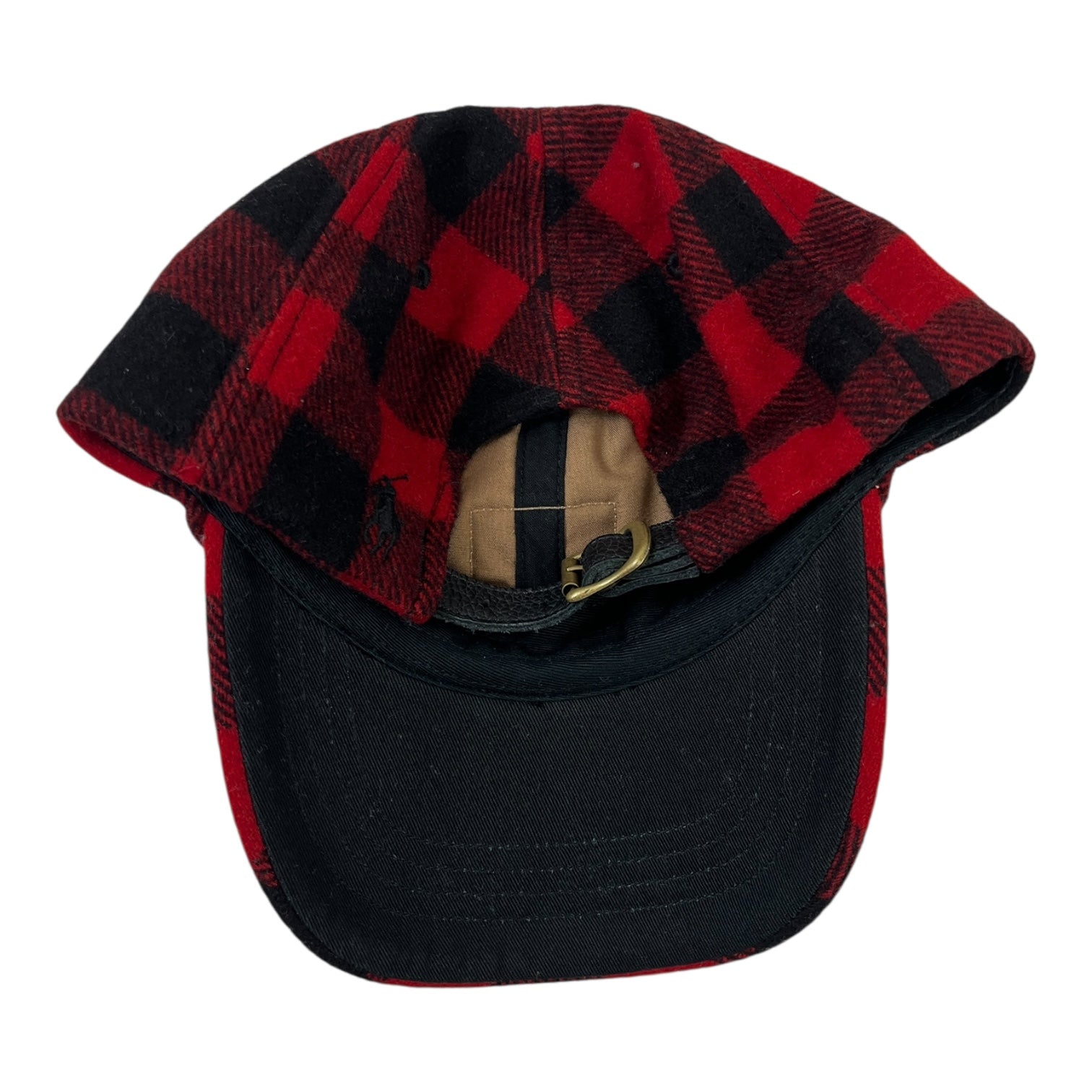 Ralph Lauren Polo Country Buffalo Check Wool Sportsman Cap Plaid