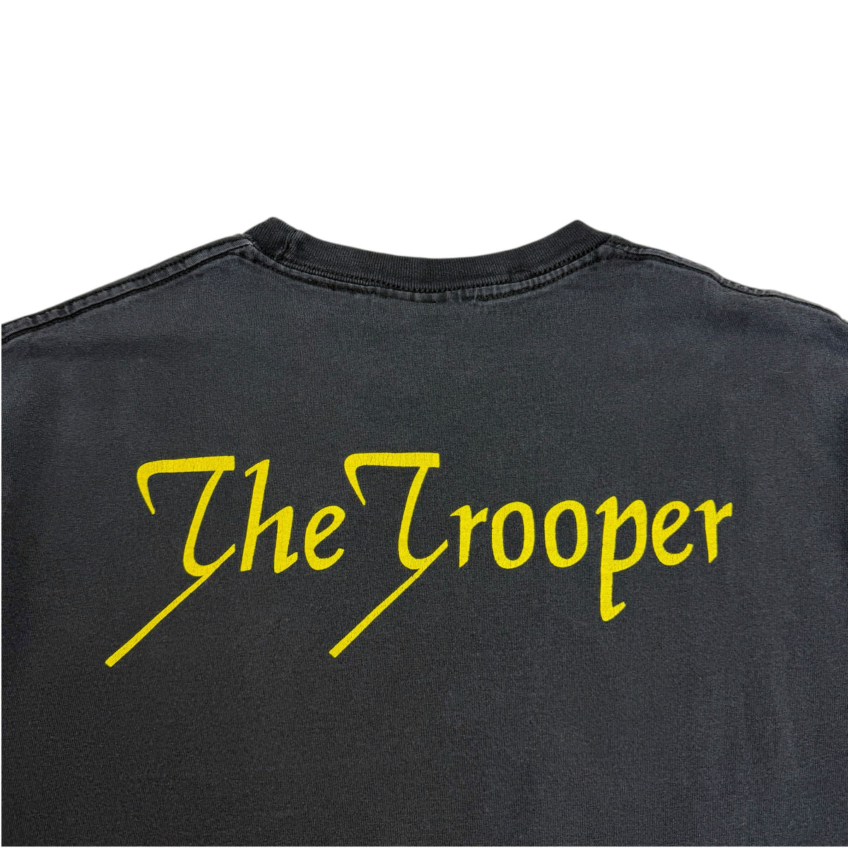 2002 Iron Maiden The Trooper Tee Faded Black