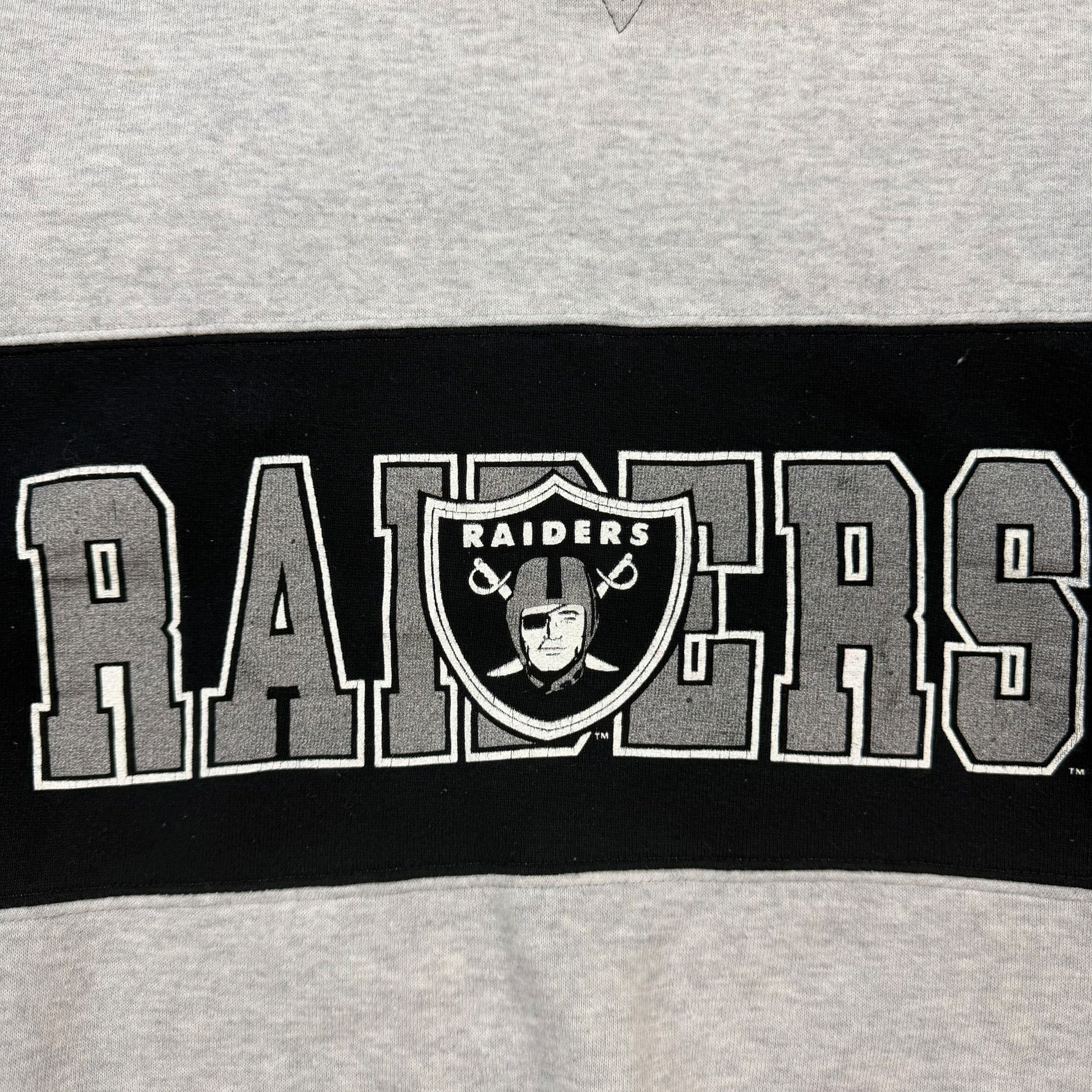 Vintage Oakland Raiders Crewneck Grey