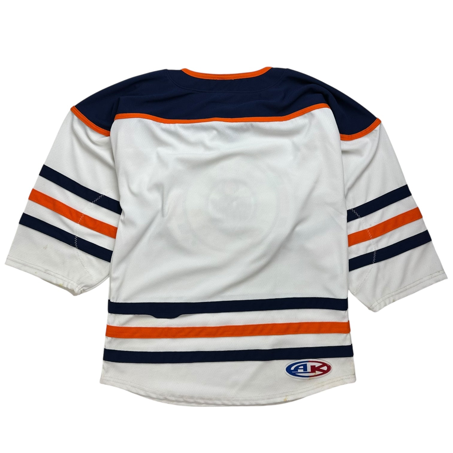 Vintage Edmonton Oilers Hockey Institute Goalie Jersey White