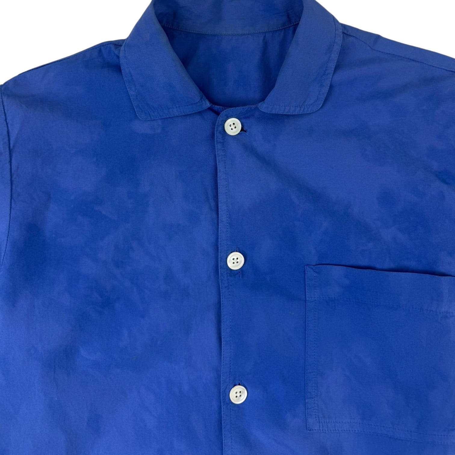 Stussy x Tekla Poplin Pajama Shirt Blue