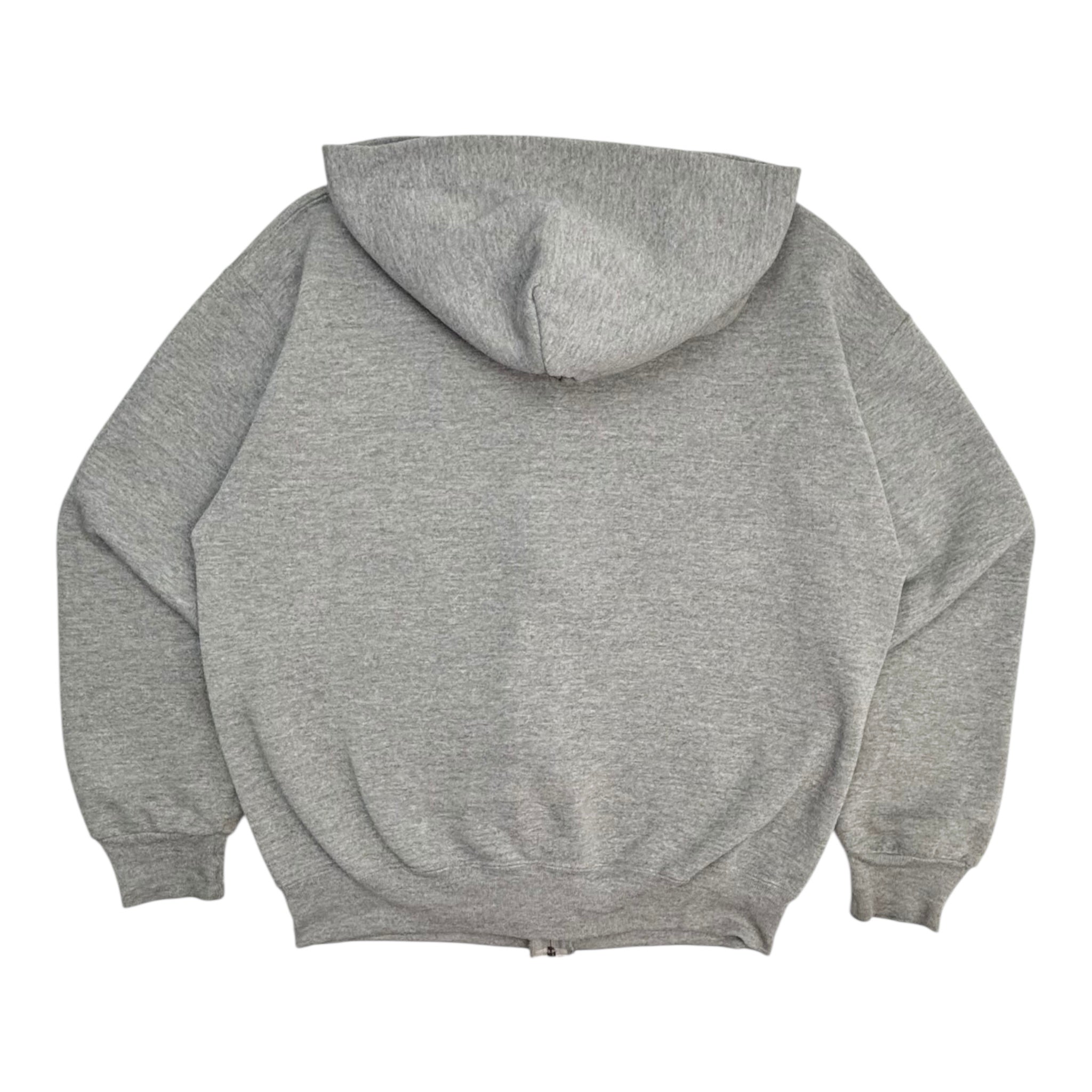 Vintage Russell Athletic Zip-Up Hoodie Grey