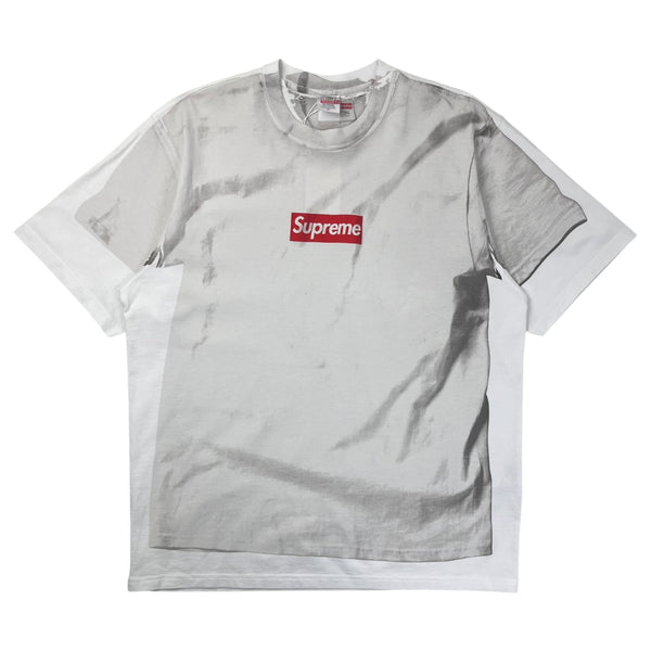 Supreme MM6 Maison Margiela Box Logo Tee White