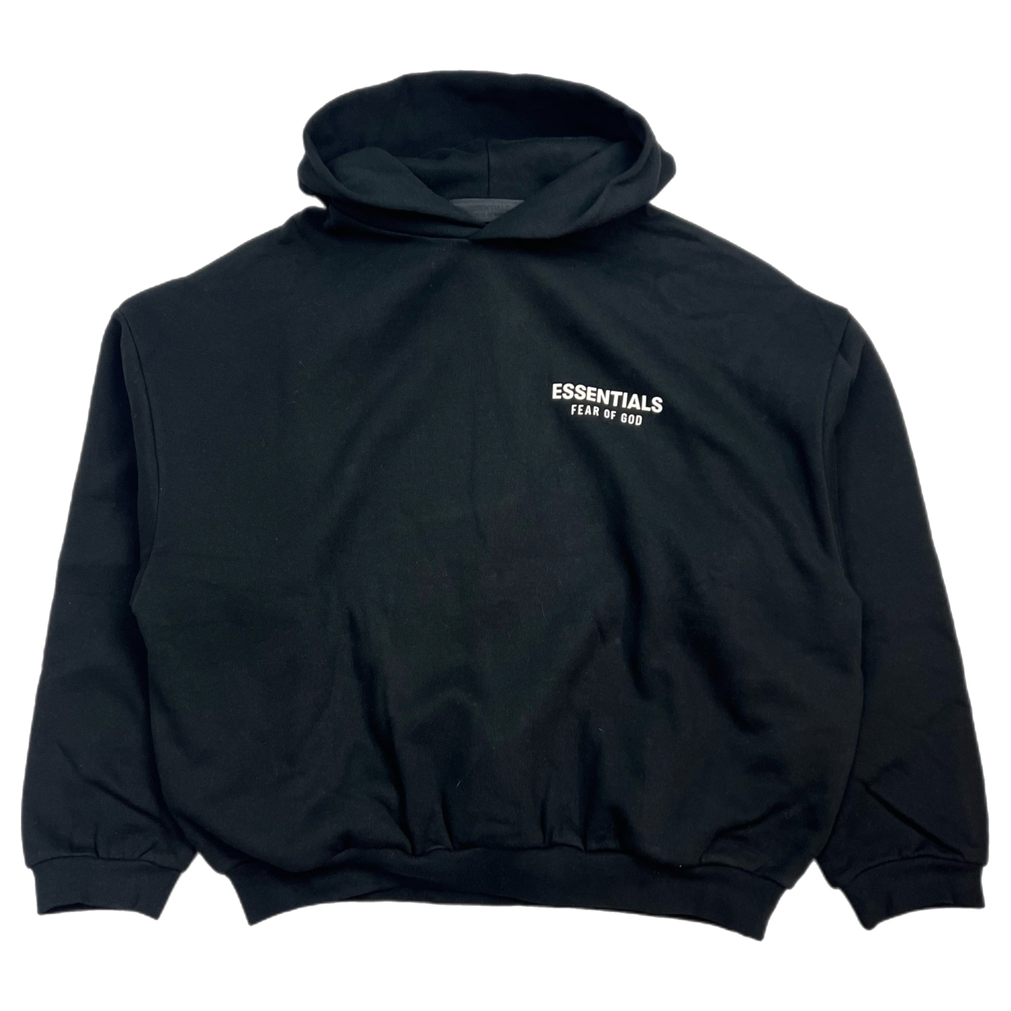 Fear Of God Essentials Hoodie Black/White