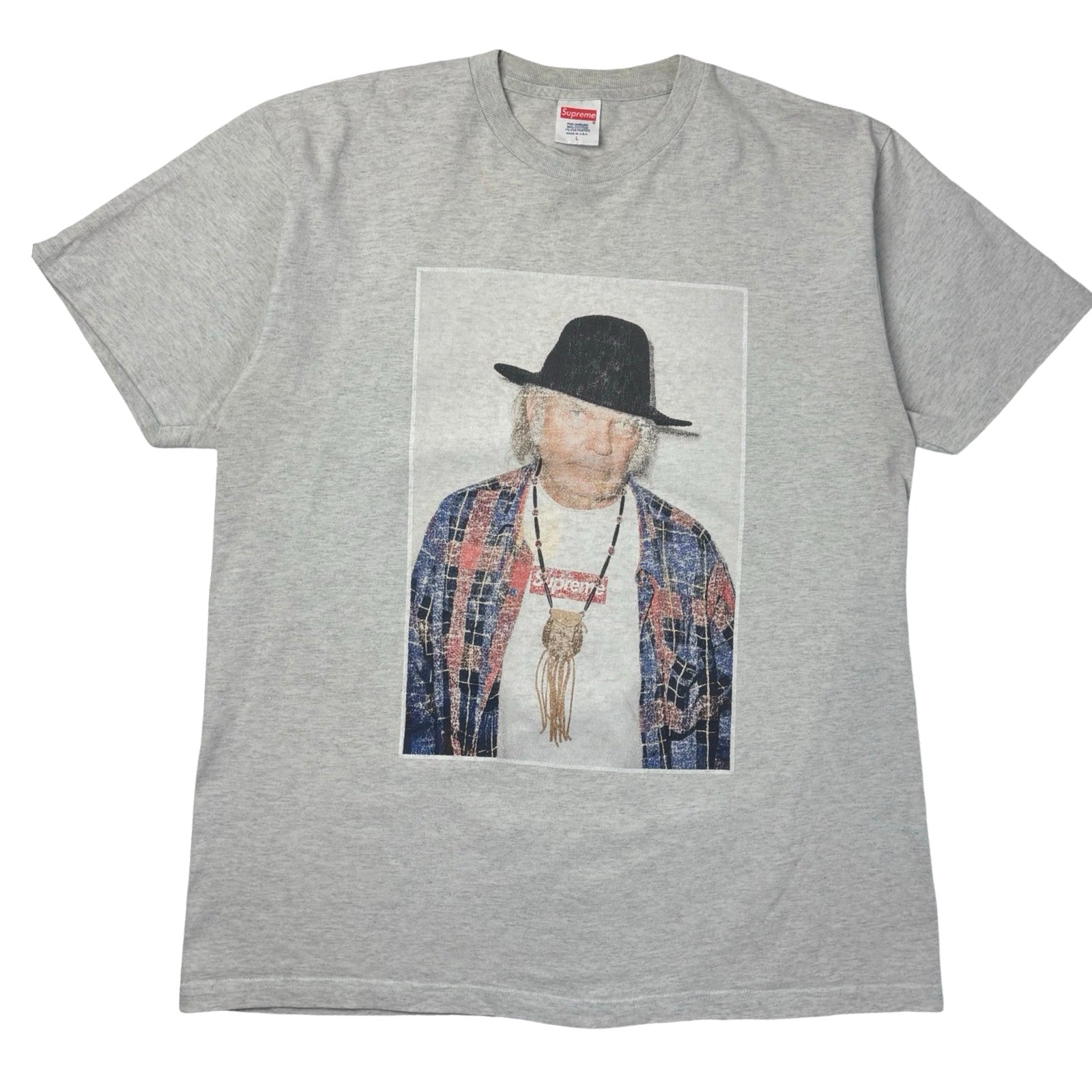 Supreme Neil Young SS15 T-Shirt Grey