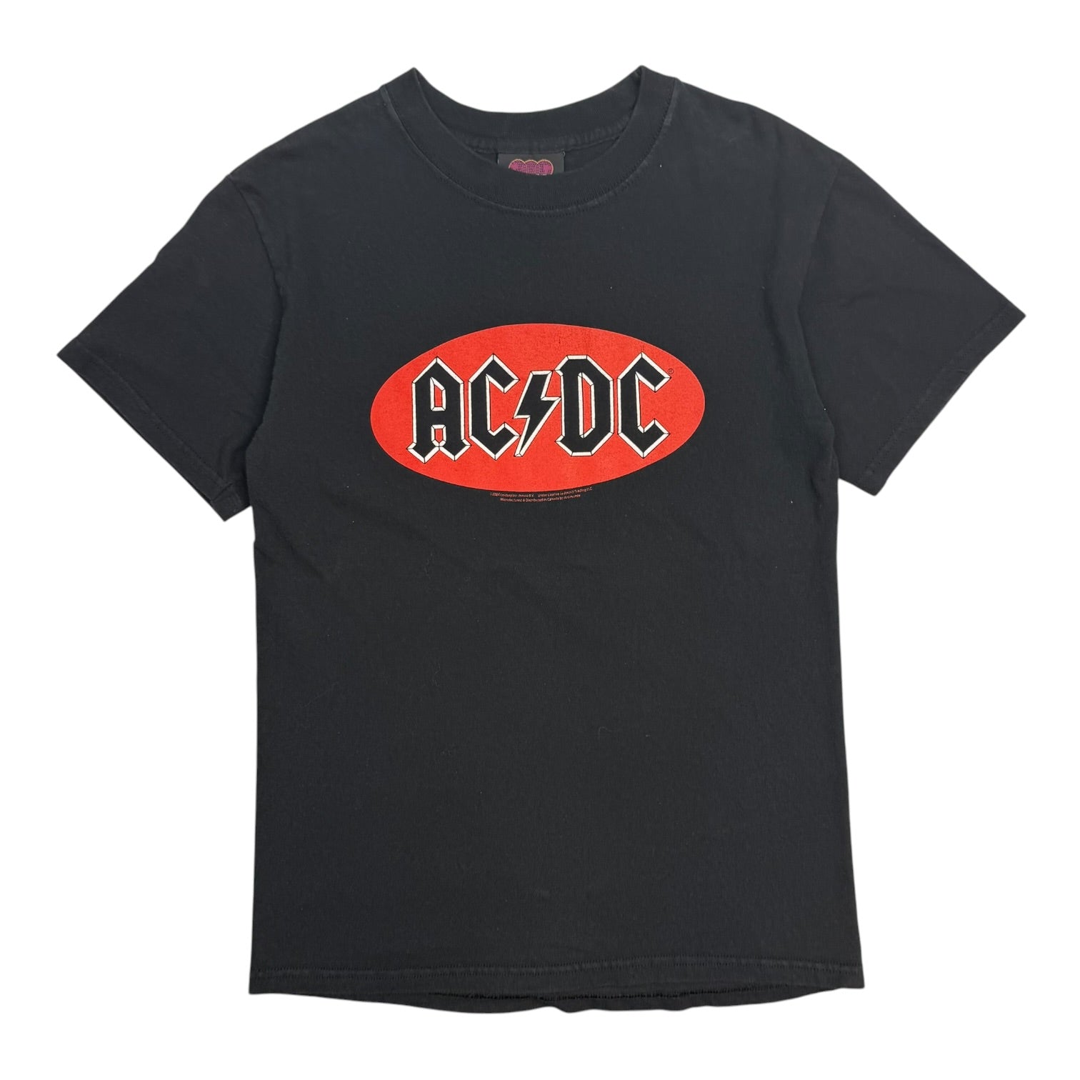 2004 AC/DC Logo Tee Black