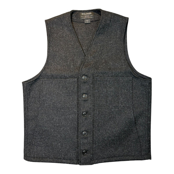 Filson Mackinaw Wool Vest Charcoal