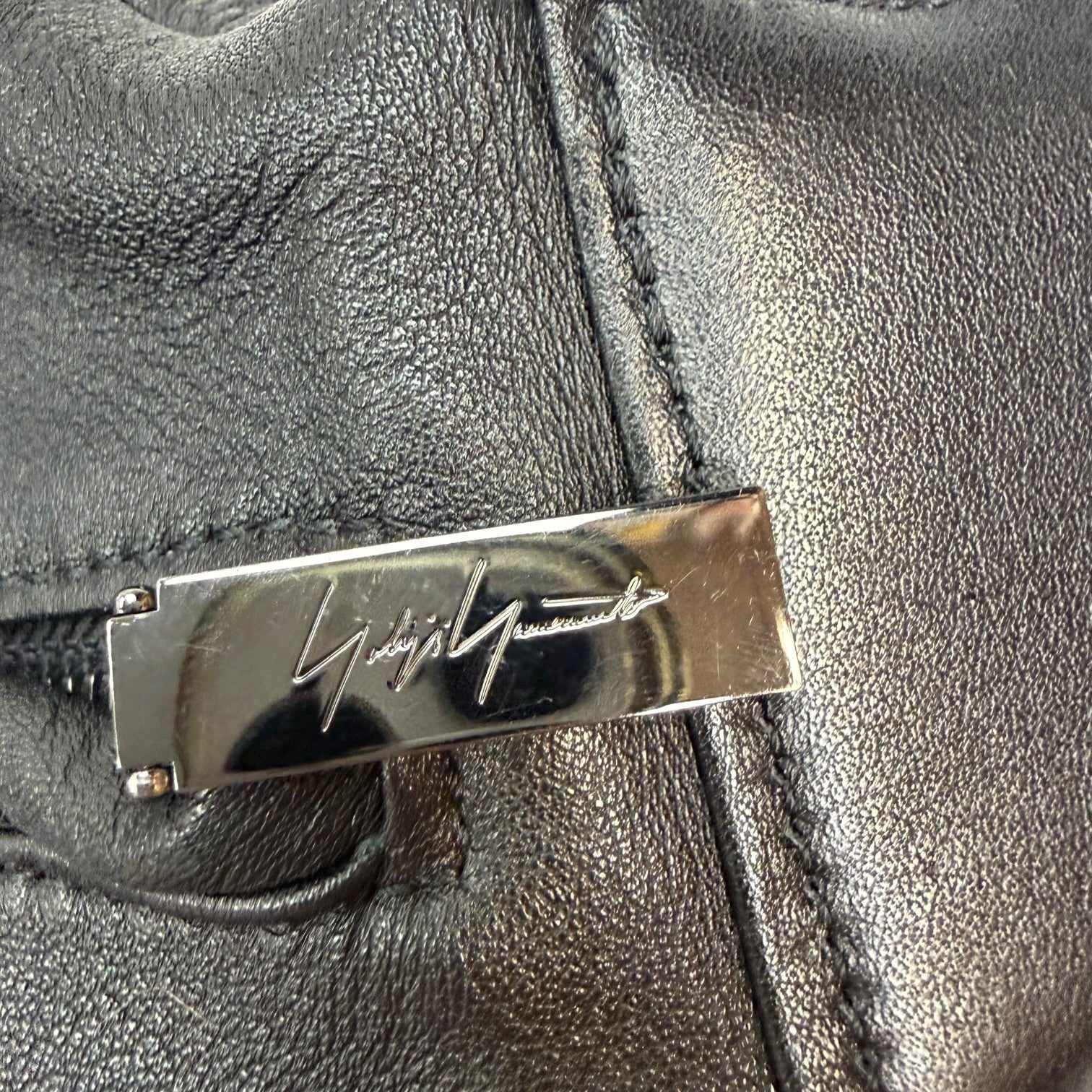 Yohji Yamamoto Discord Tuck Sling Bag Black