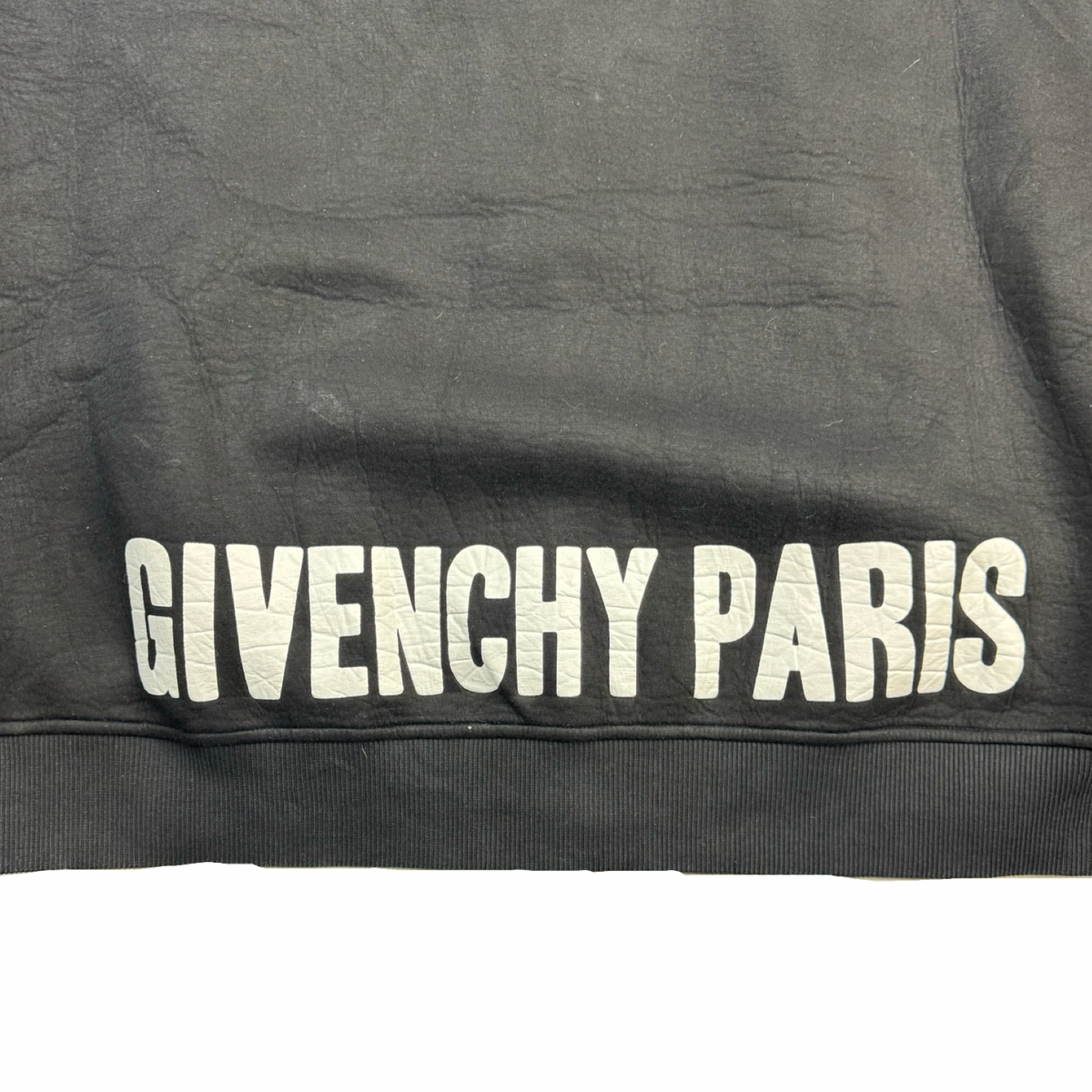 Givenchy Black & White Back Logo Zip-Up Hoodie