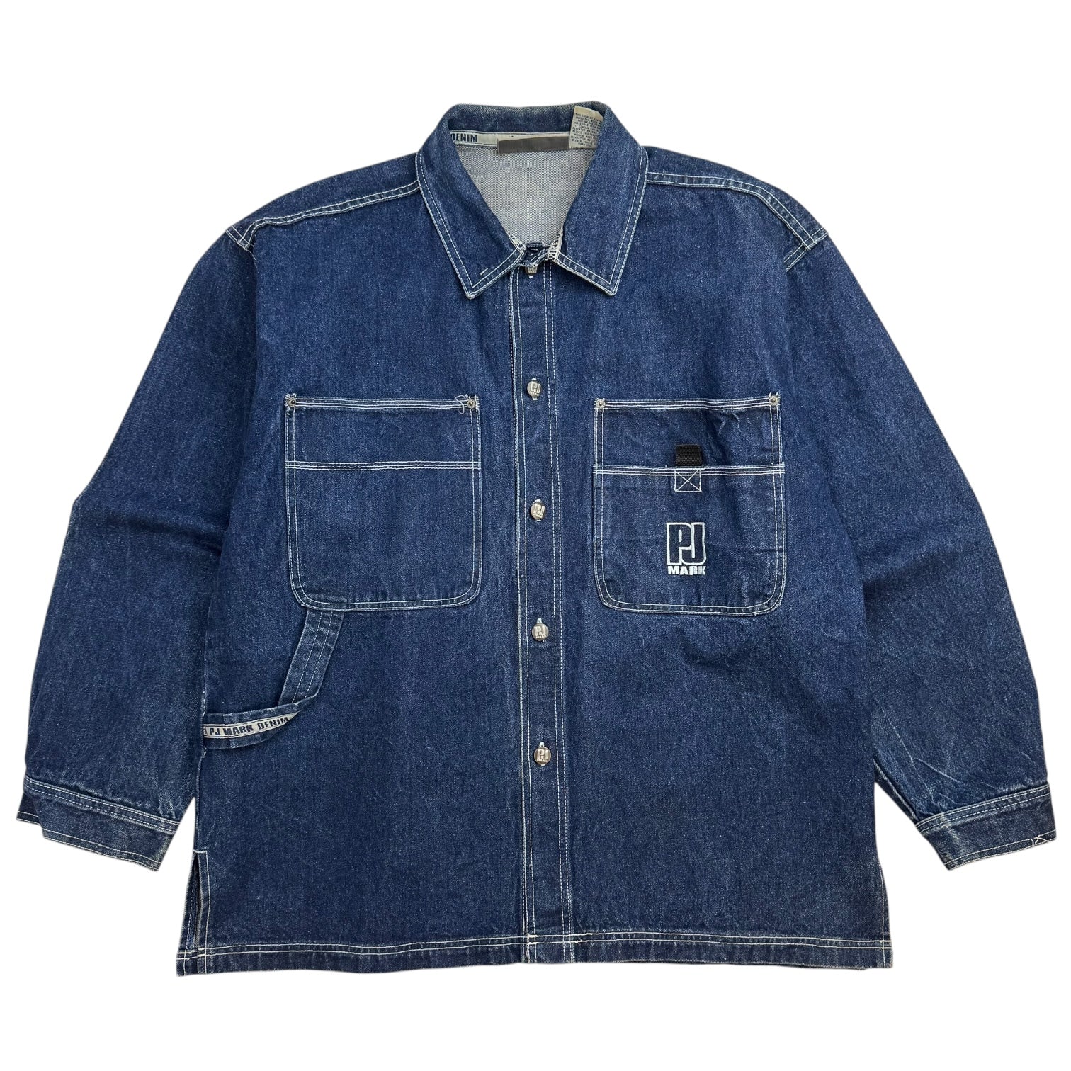 Vintage Y2K PJ Mark Denim Jacket Blue