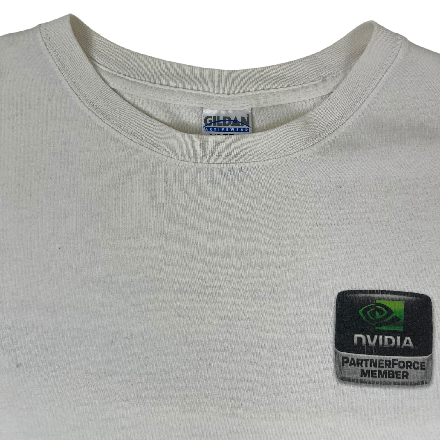 Vintage NVIDIA Partnerforce Member Gaming T-Shirt White