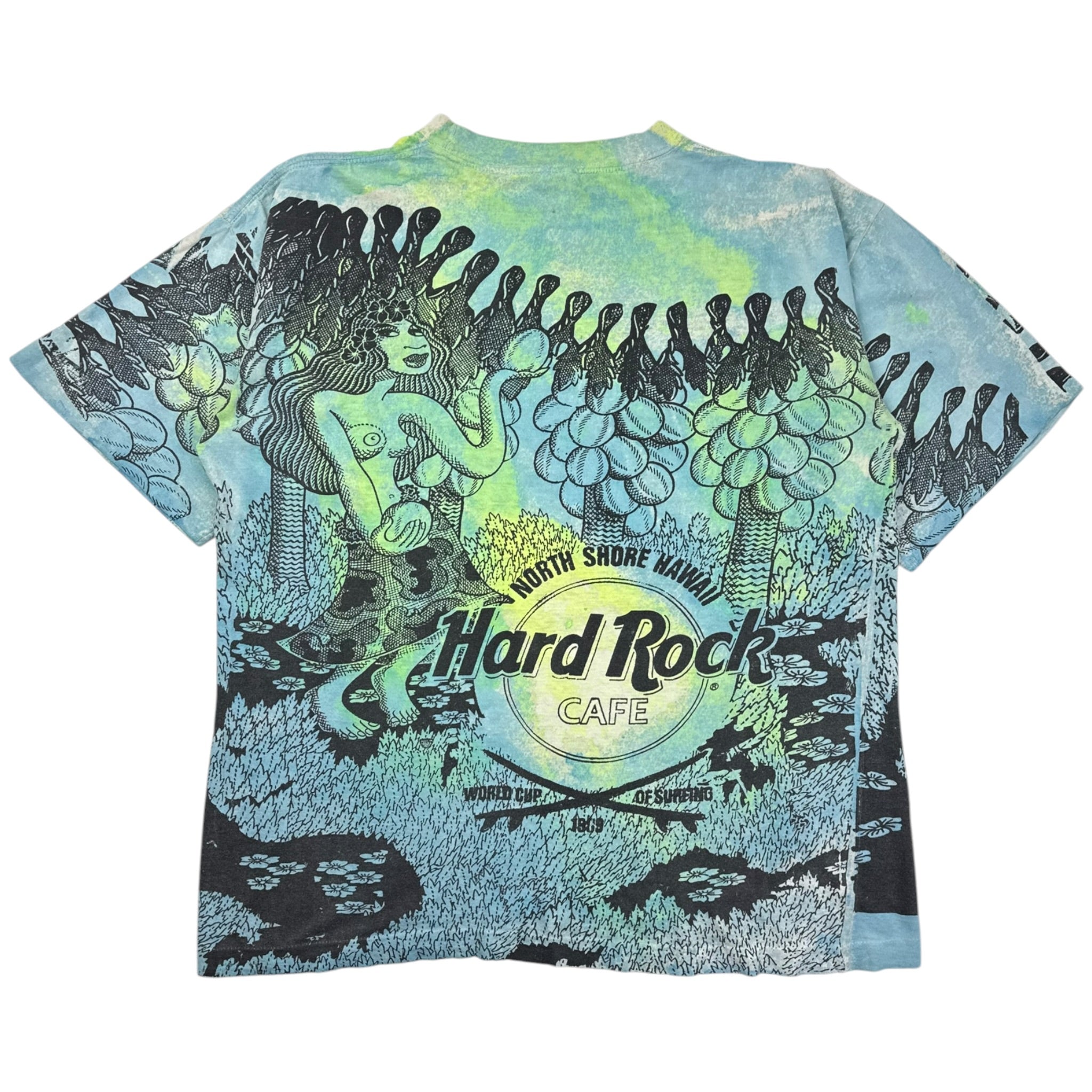 Vintage ‘North Shore, Hawaii’ Hard Rock Cafe AOP World Cup Surf T-Shirt