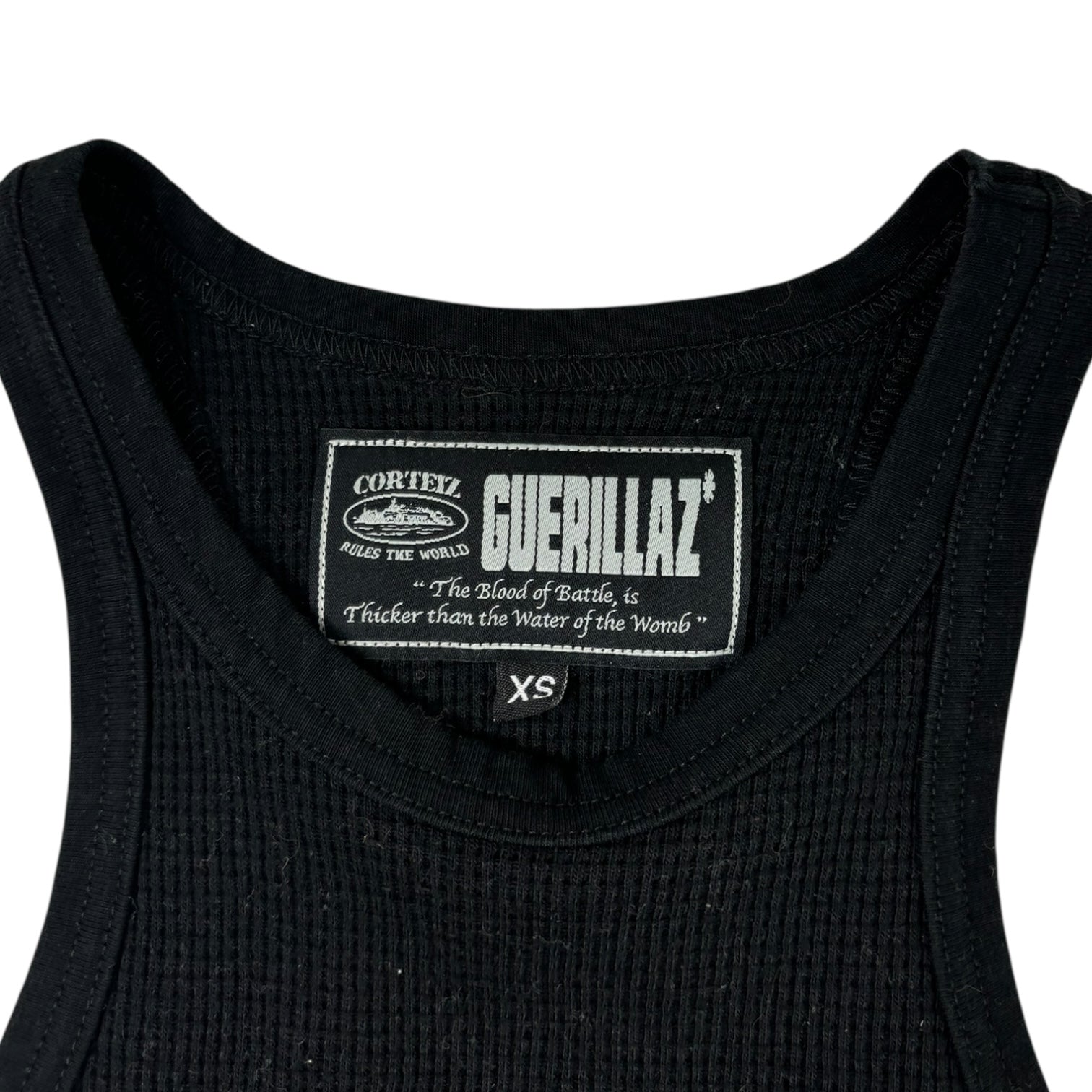 (W) Corteiz Tank Top Triple Black