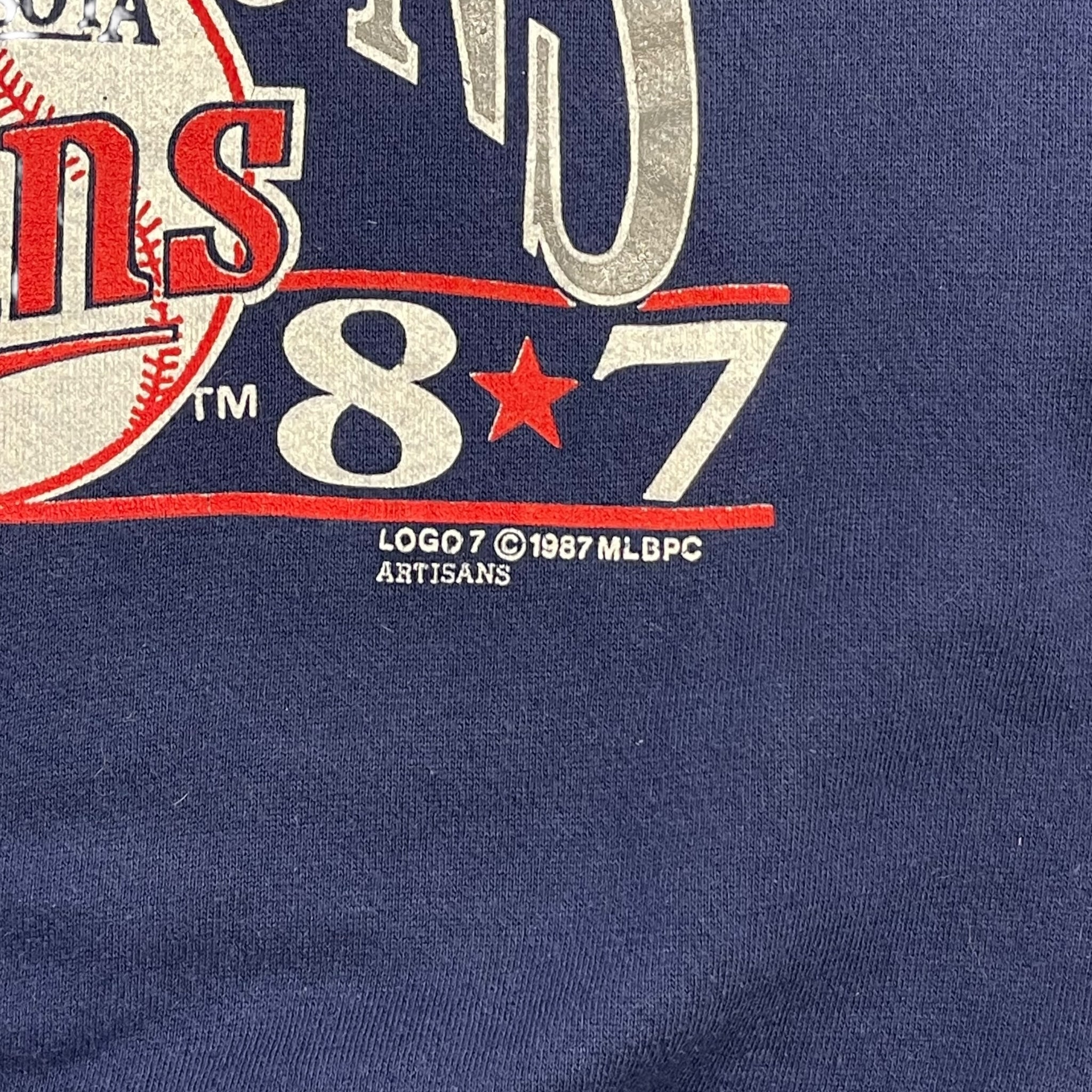 1987 MLB Minnesota Twins World Series Championship Crewneck