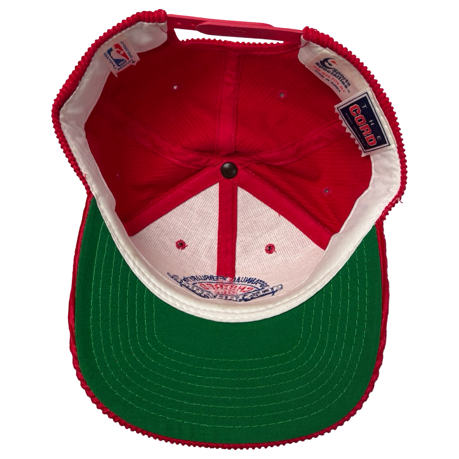 1988 Chicago NBA All-Star Game Sports Specialties Corduroy Hat Red