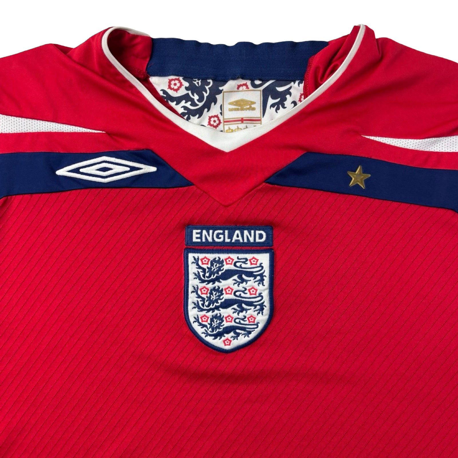 2008 Umbro England Away Soccer Jersey