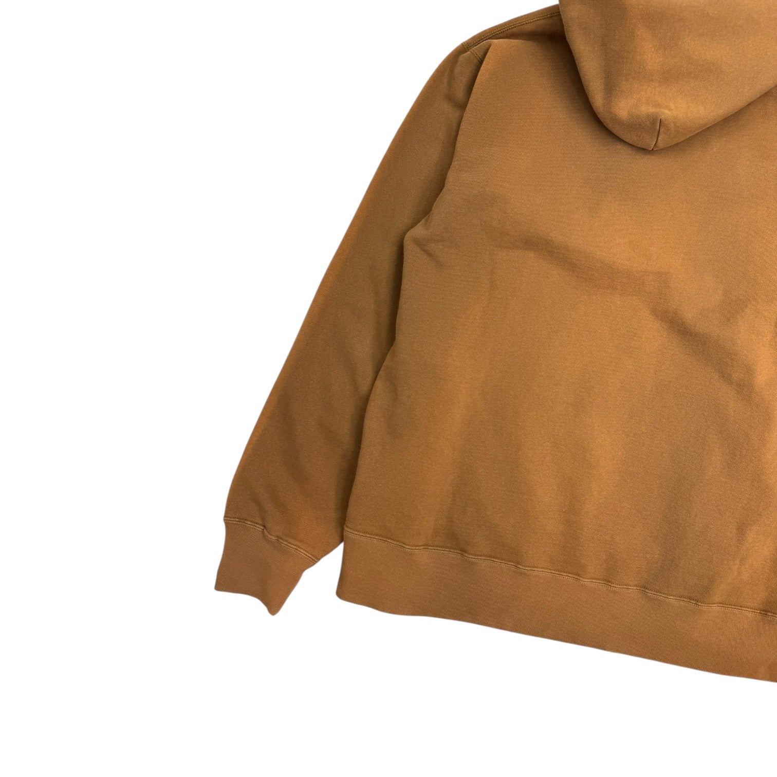 BAPE Spell Out Paint Splatter Hoodie Brown