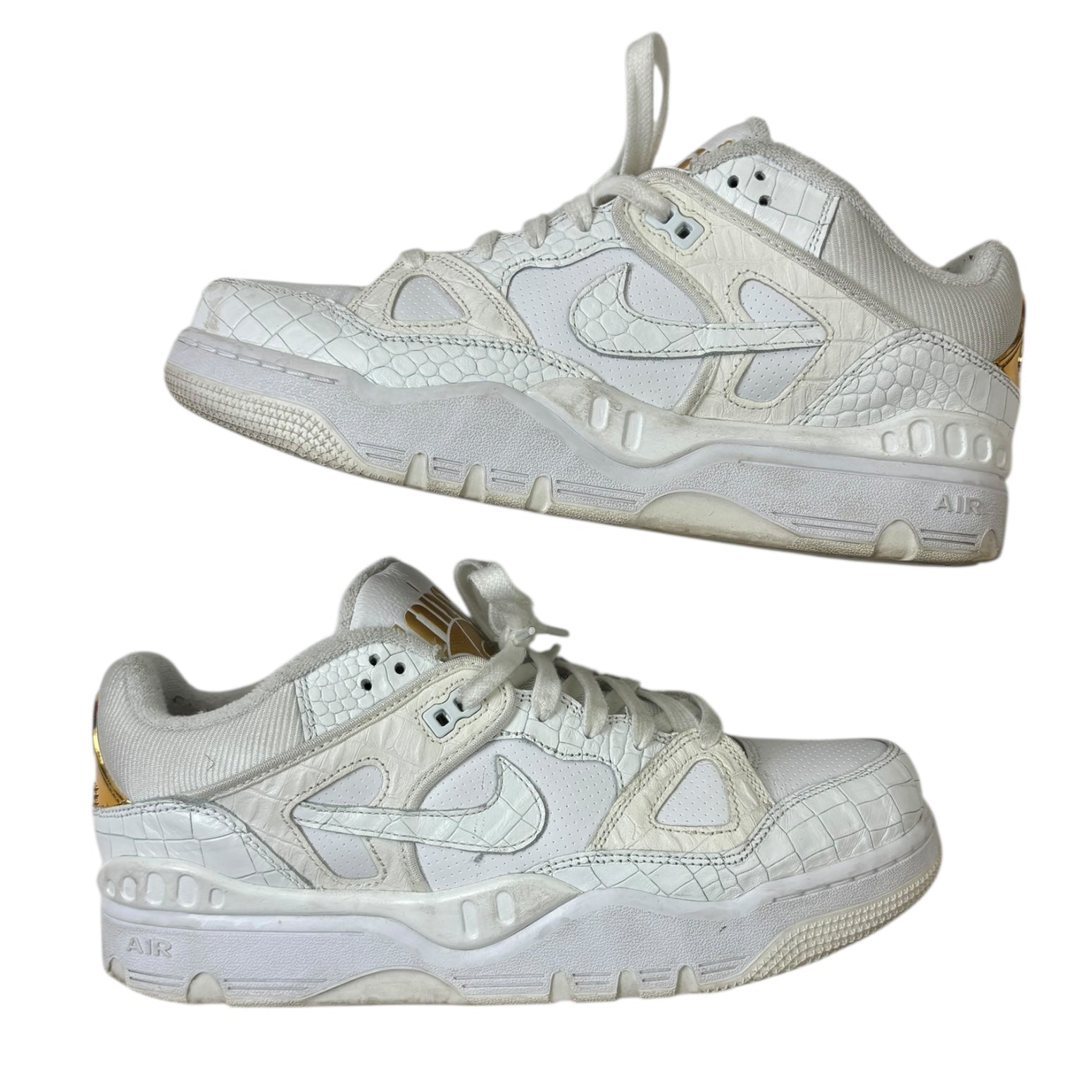 Nigo x Nike Air Force 3 Low SP White Metallic Gold (Used)