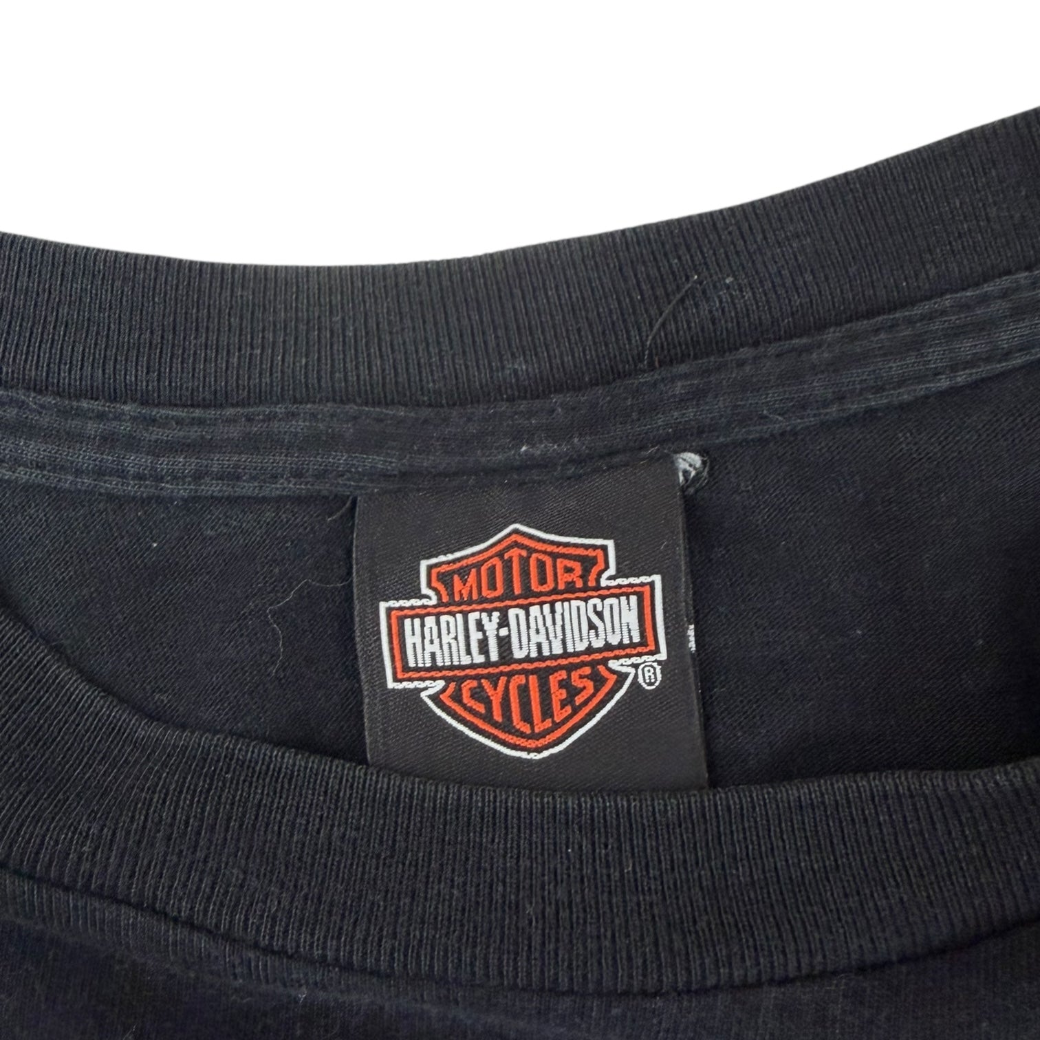 Vintage Harley Davidson Trev Deeley T-Shirt Long Sleeve Black