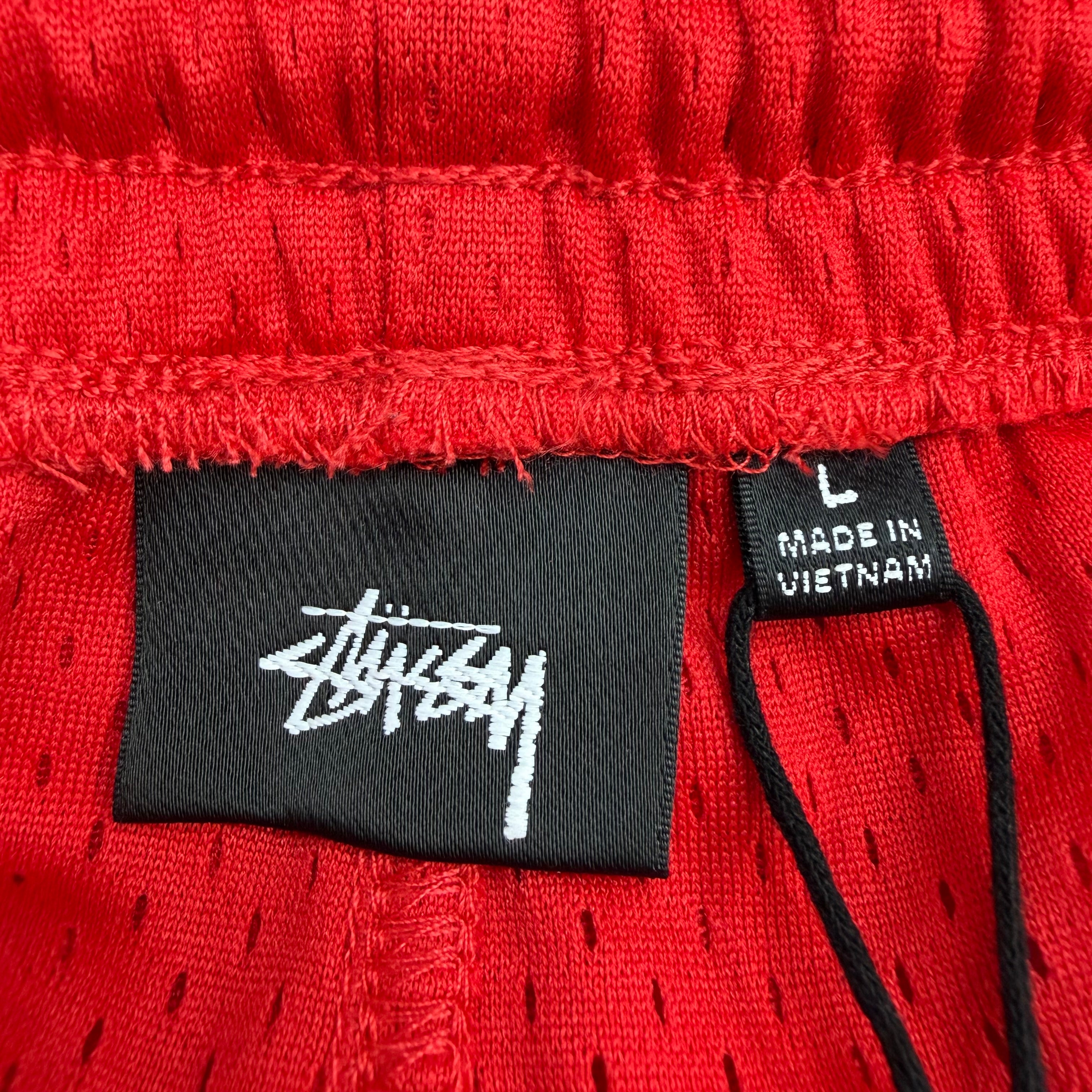 Stussy Mesh Track Pant Red