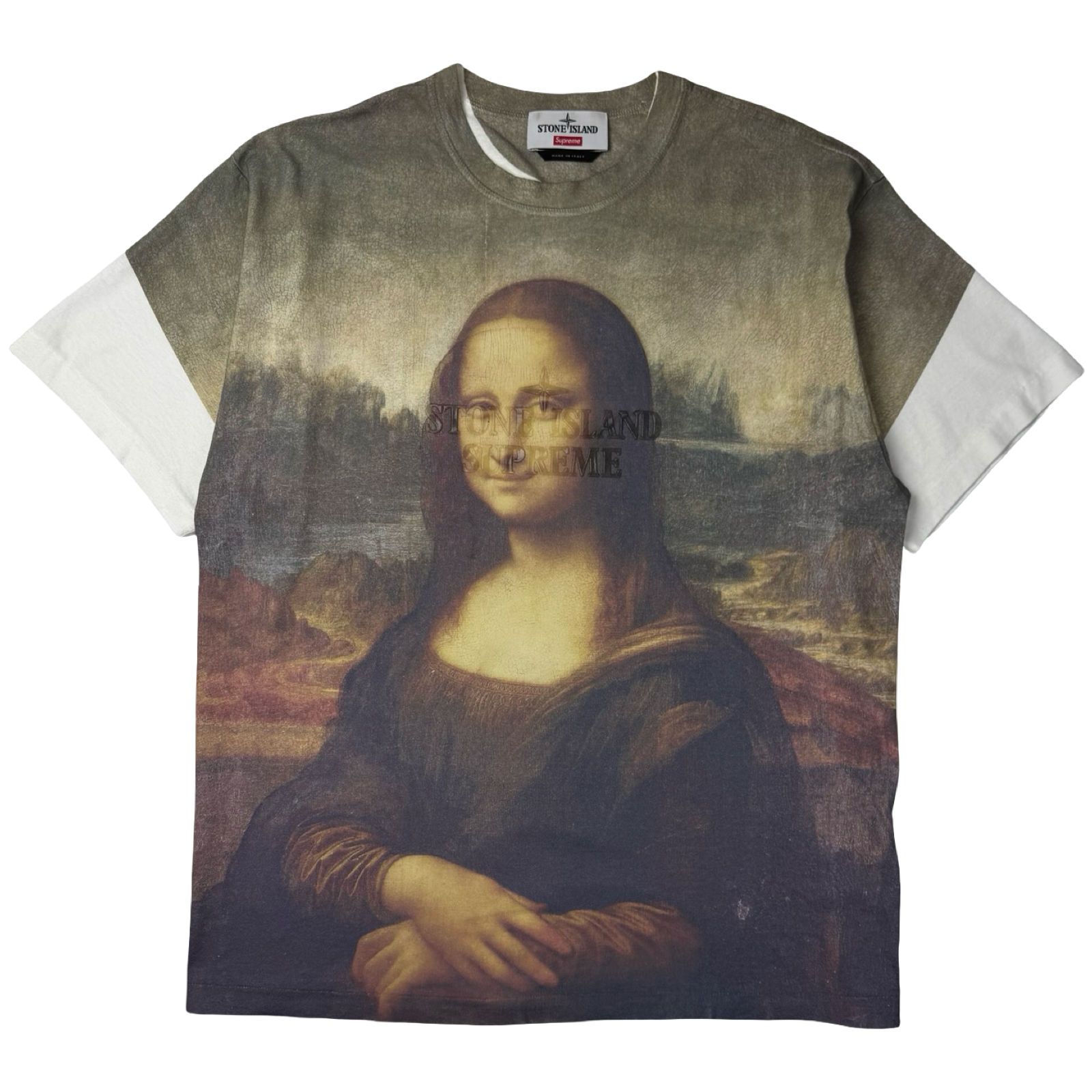 Supreme x Stone Island Mona Lisa S/S Tee
