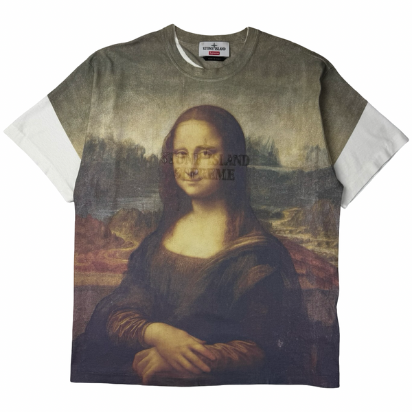 Supreme x Stone Island Mona Lisa S/S Tee