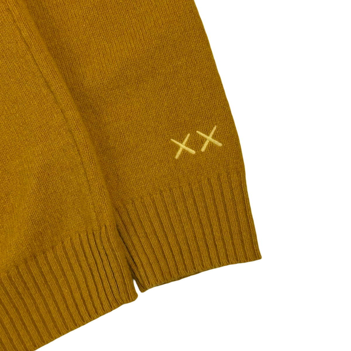 Uniqlo x KAWS Lambswool Crewneck Sweater Yellow