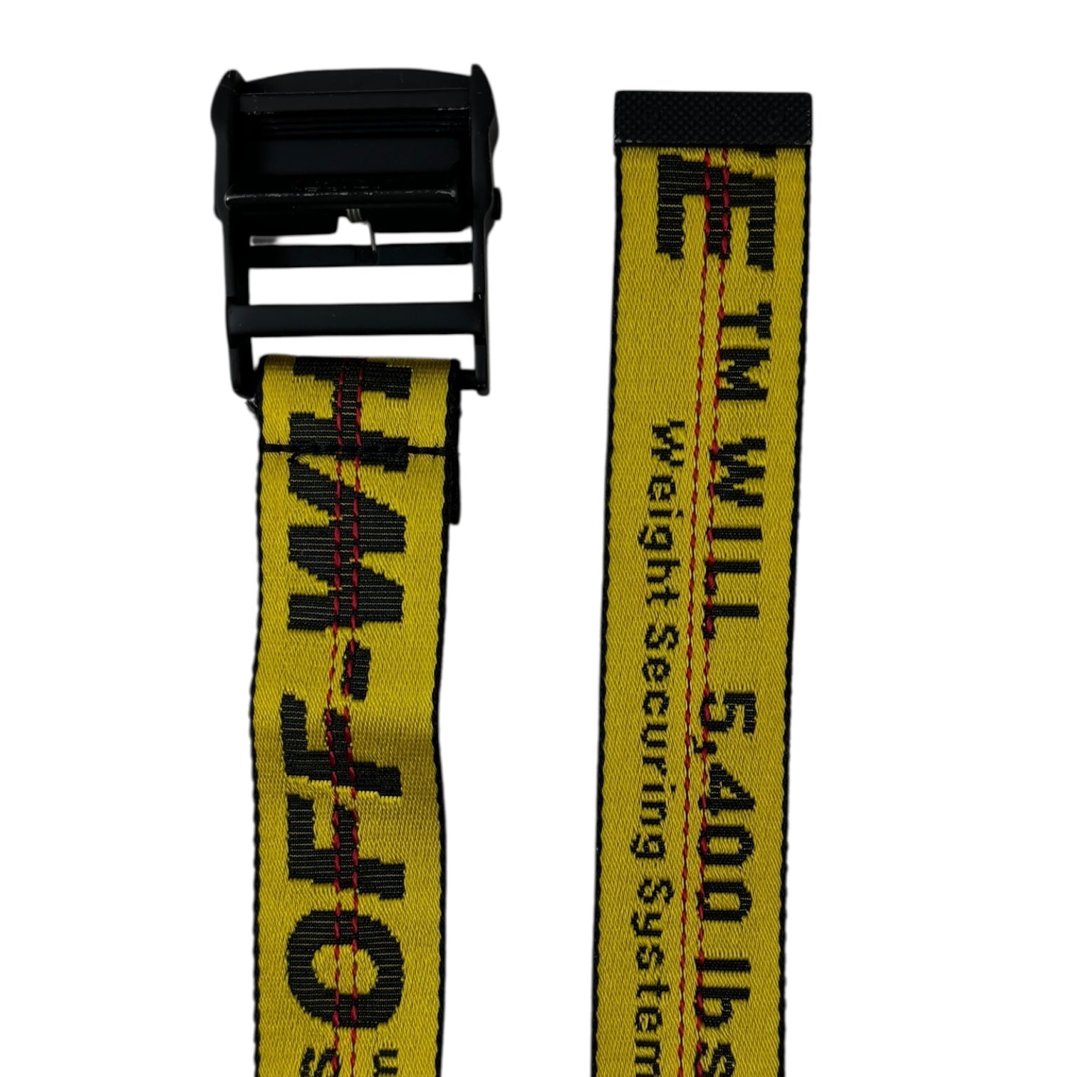 Off-White Industrial Belt Yellow