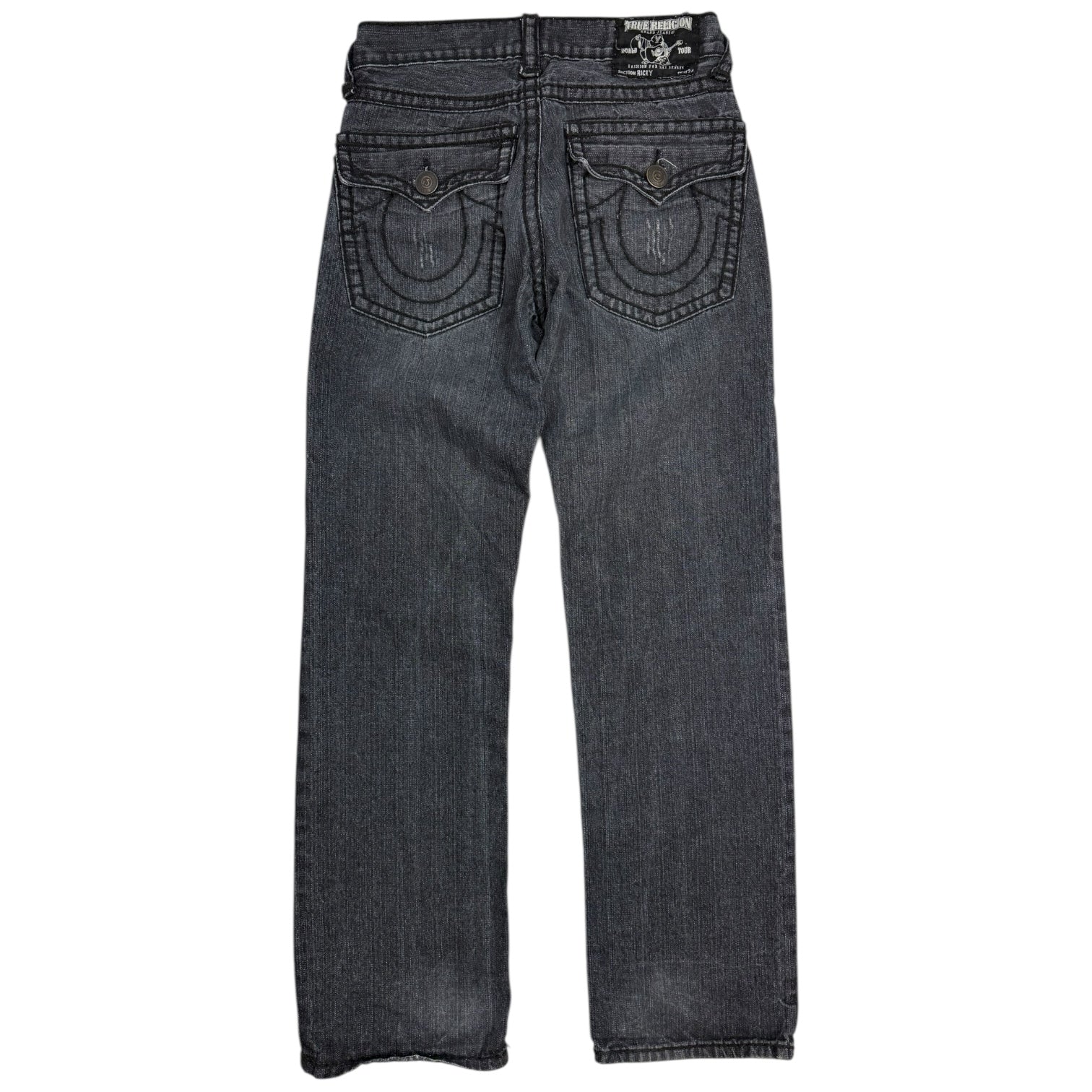 Vintage Y2K True Religion Ricky Jeans Black