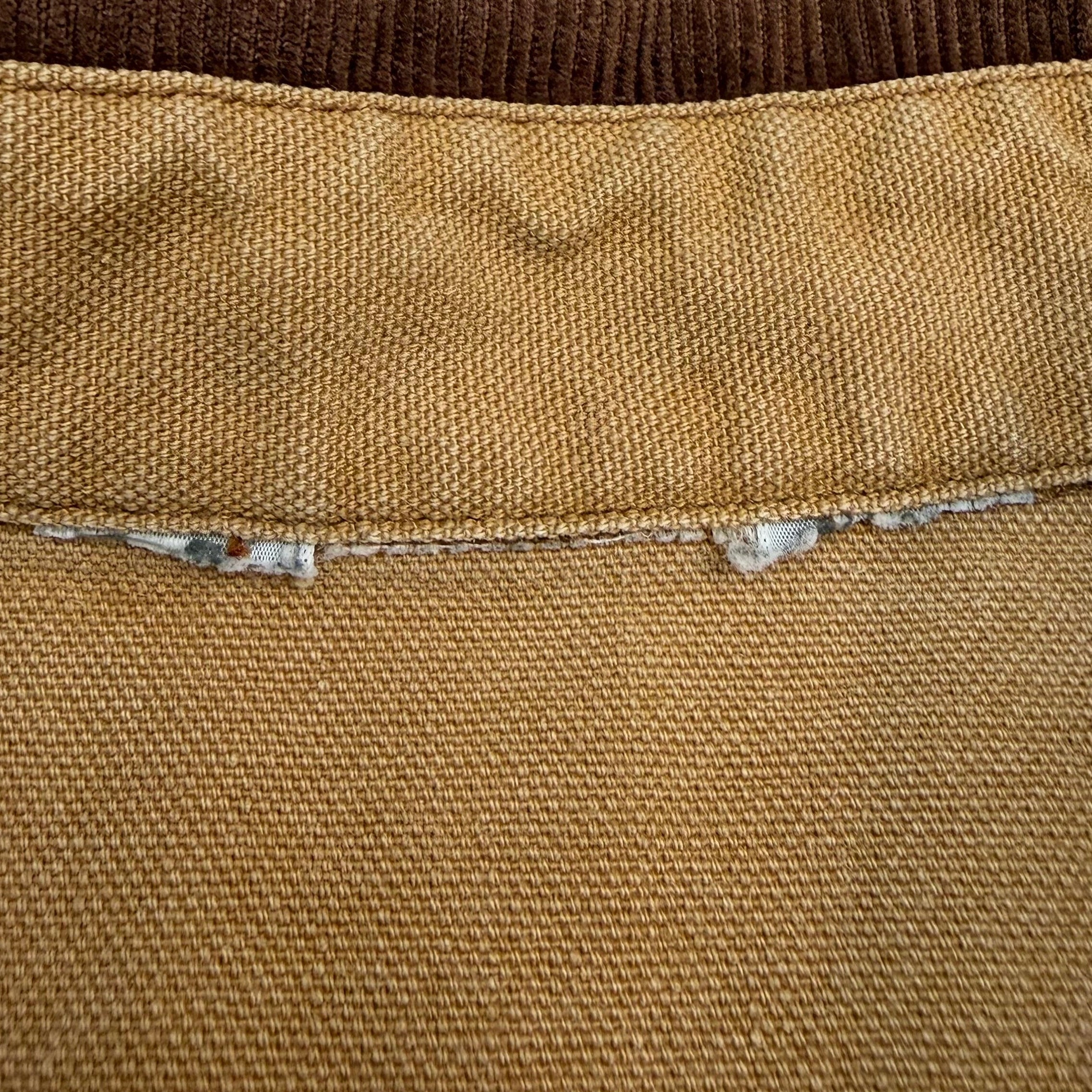Vintage Carhartt Duck Work Shirt Brown